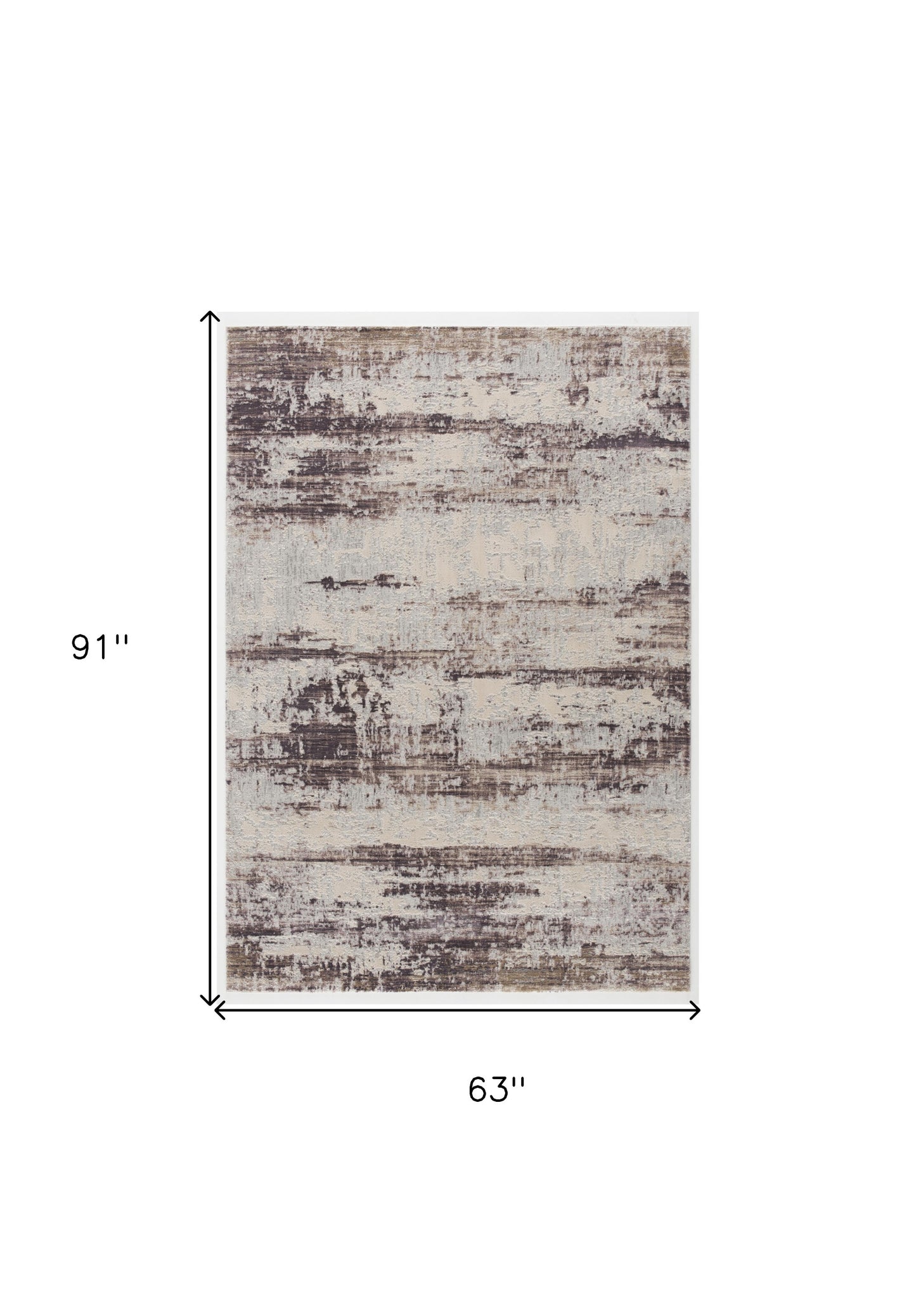 8' X 10' Violet Abstract Dhurrie Area Rug