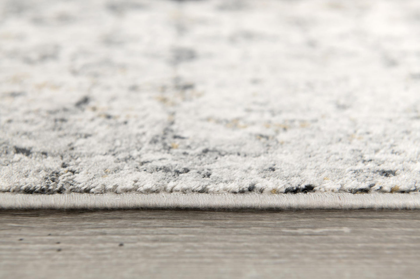 8' X 10' Gray Abstract Dhurrie Area Rug