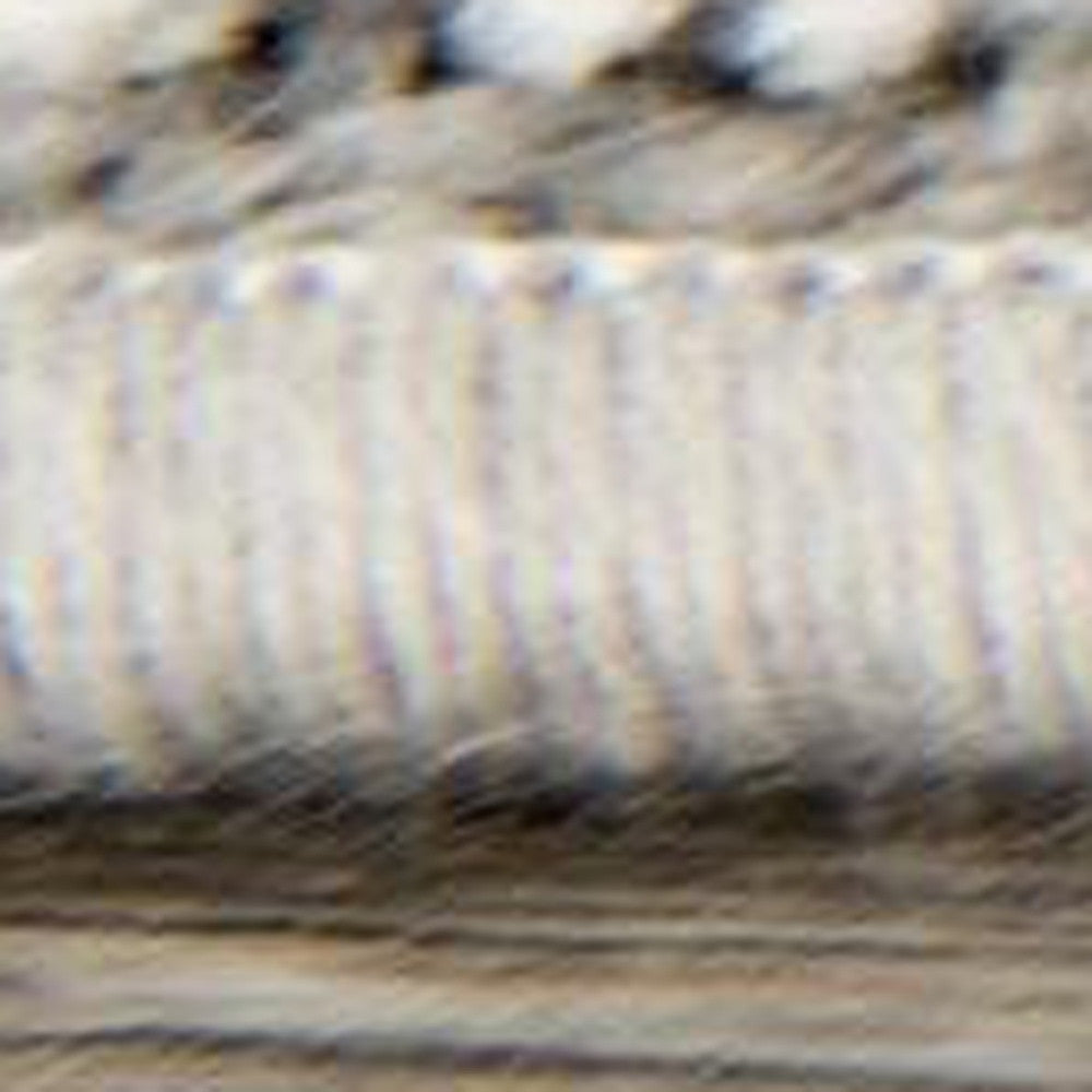 20' Gray Abstract Runner Rug