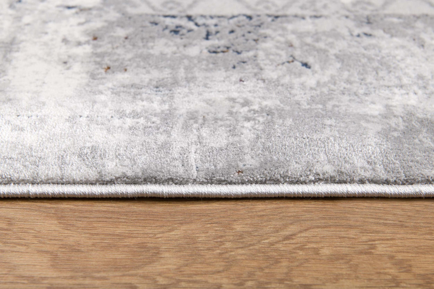 5” X 8” Gray Abstract Patterns Area Rug
