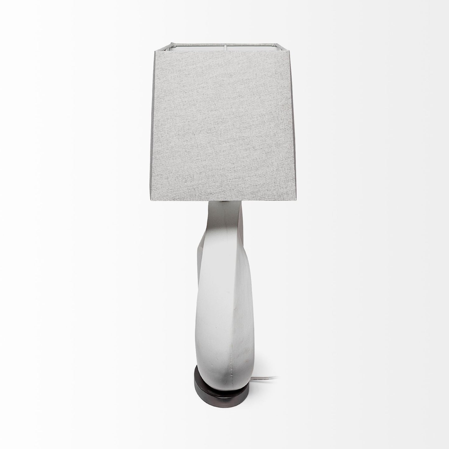 Contempo White O Ring Table Lamp