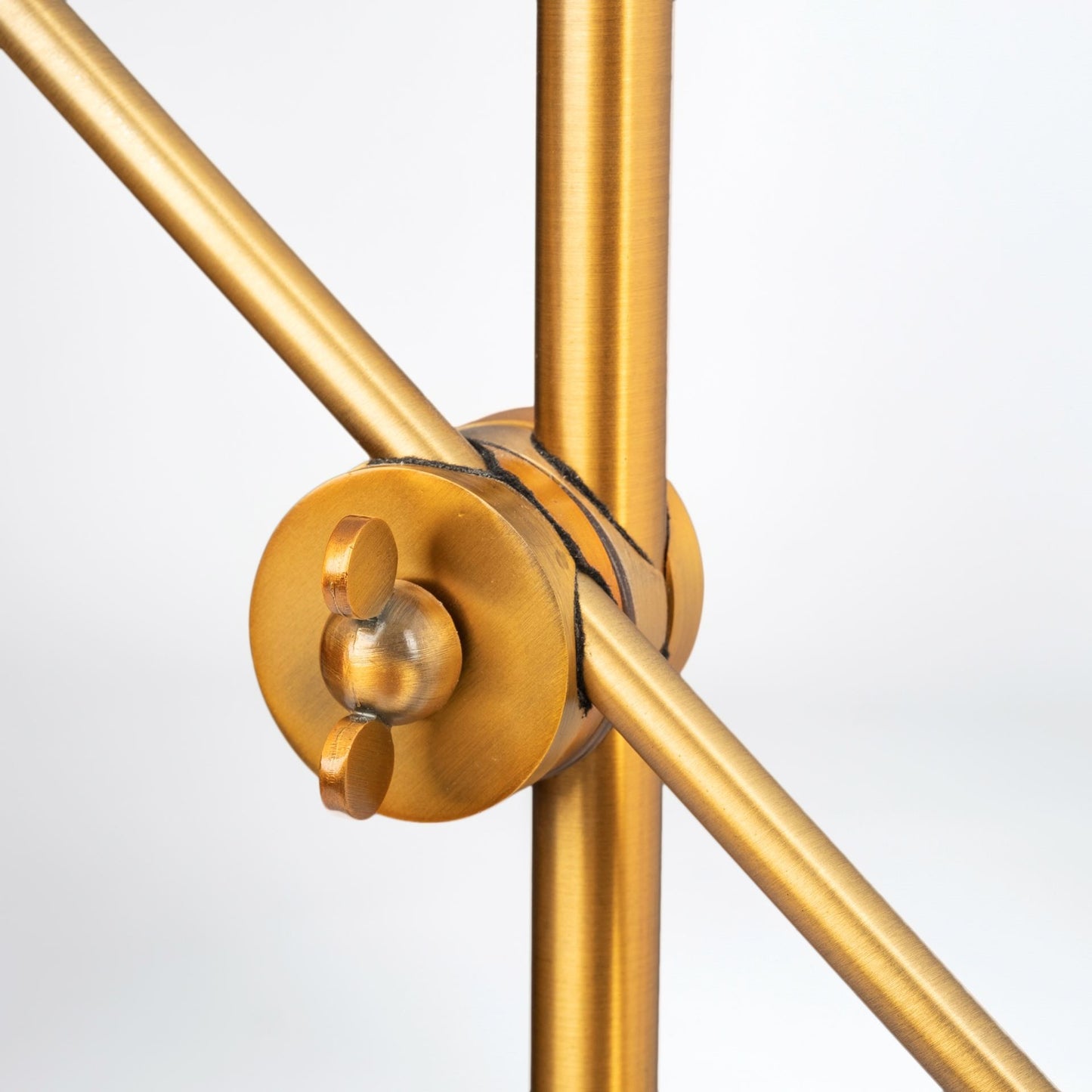 Sleek Golden Cone Adjustable Table Or Desk Lamp
