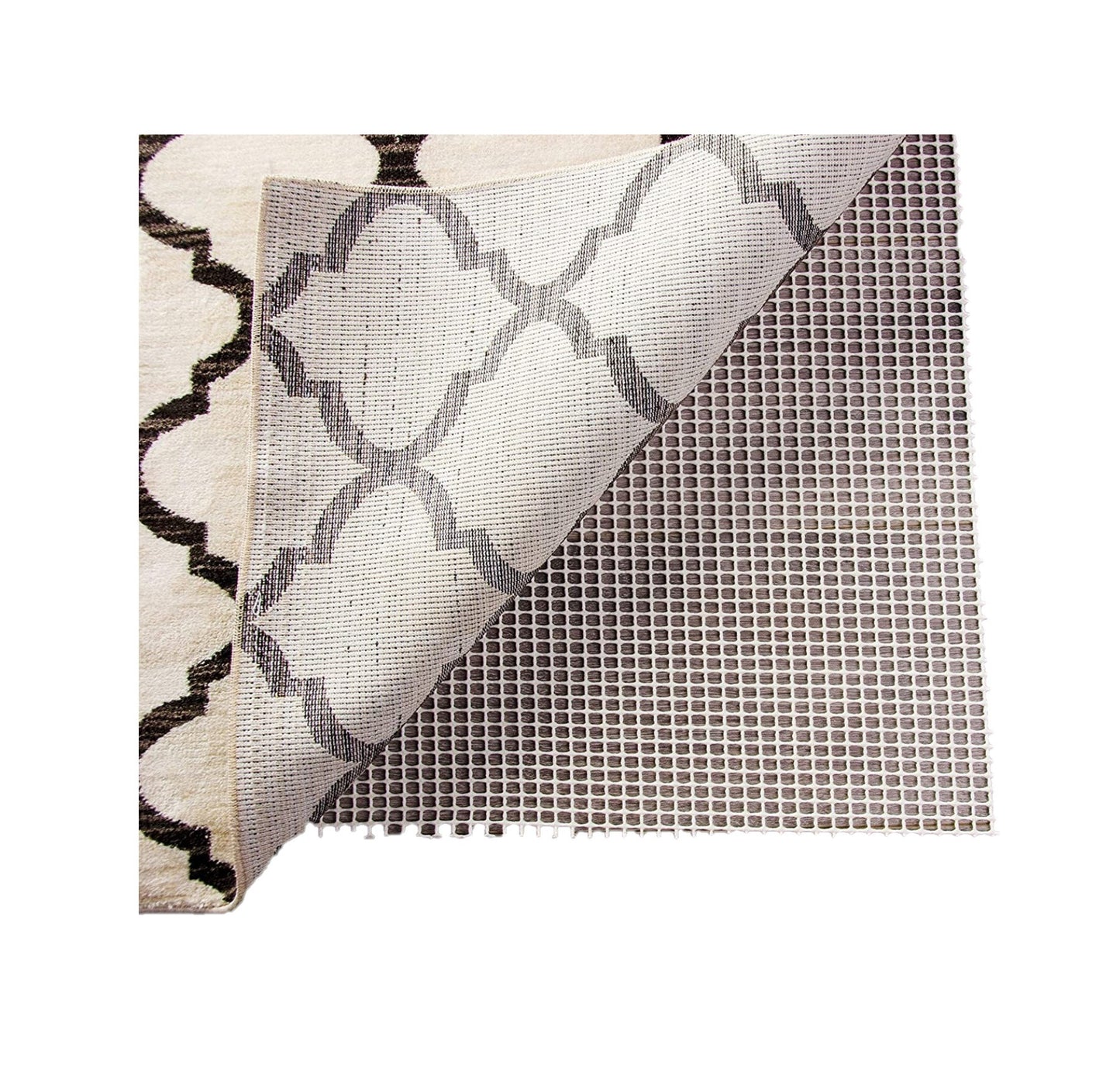 5' X 8' Ivory Queen's Supreme Non Slip Rug Pad