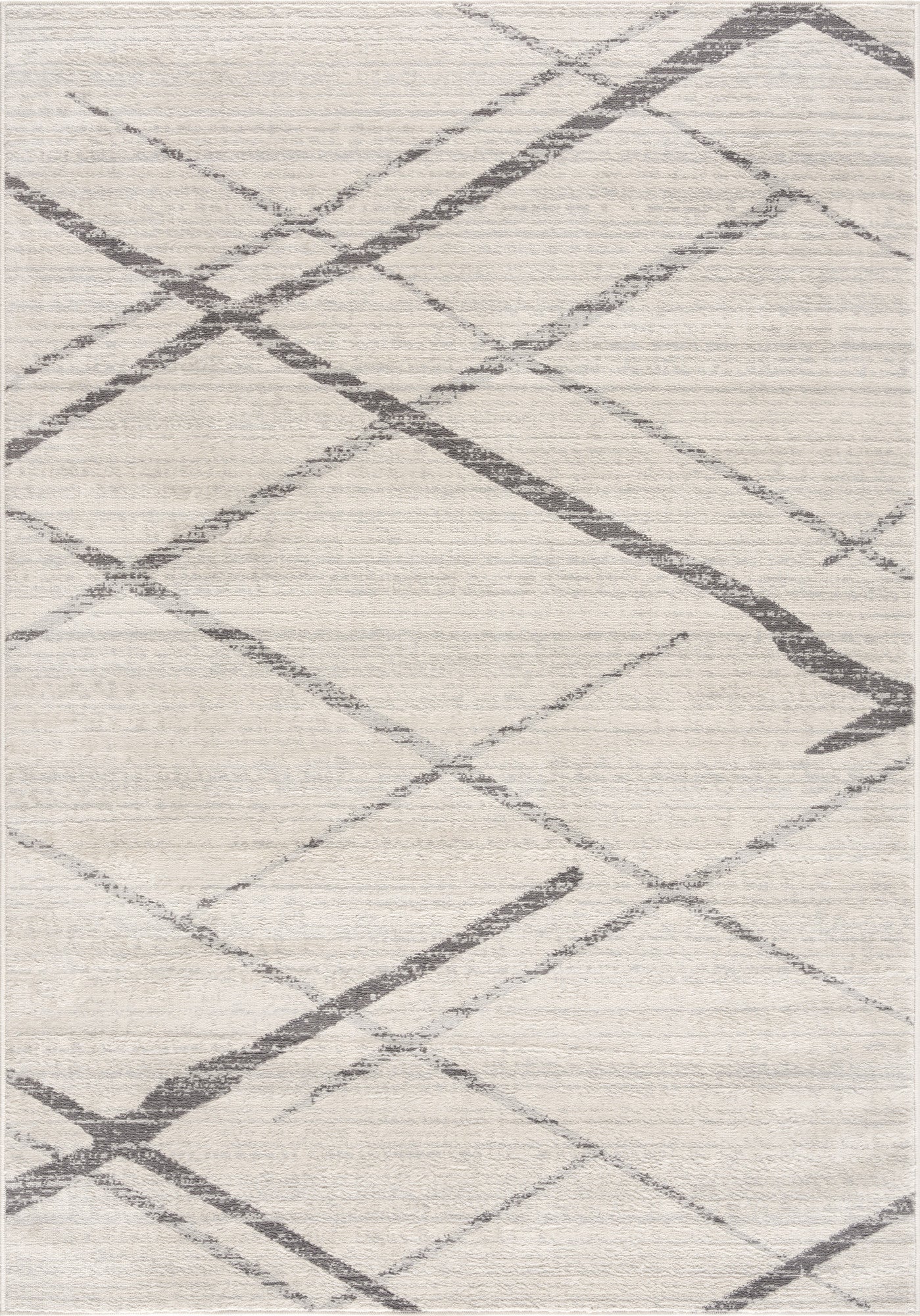 9’ x 13’ Gray Modern Abstract Pattern Area Rug
