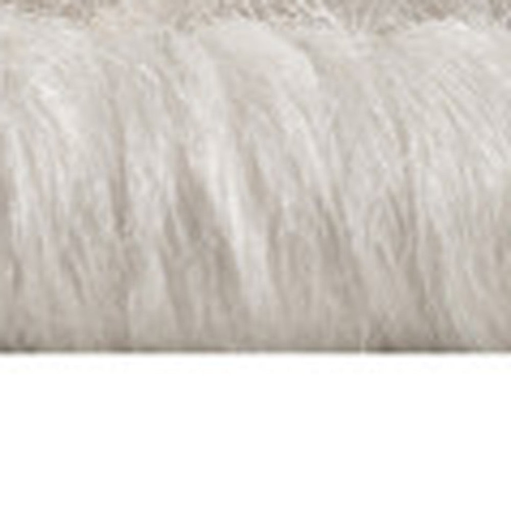 5' X 7' Cream Southwestern Dhurrie Area Rug