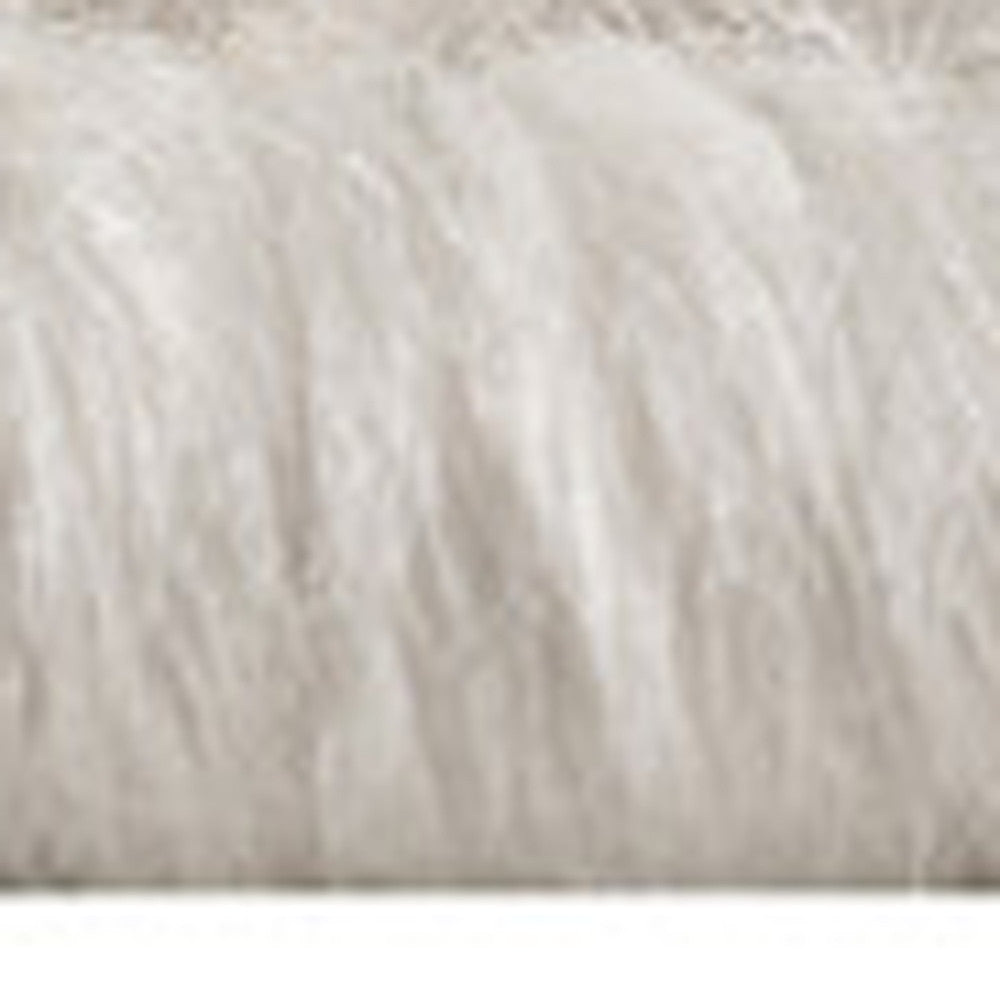 5' X 7' Cream Southwestern Dhurrie Area Rug