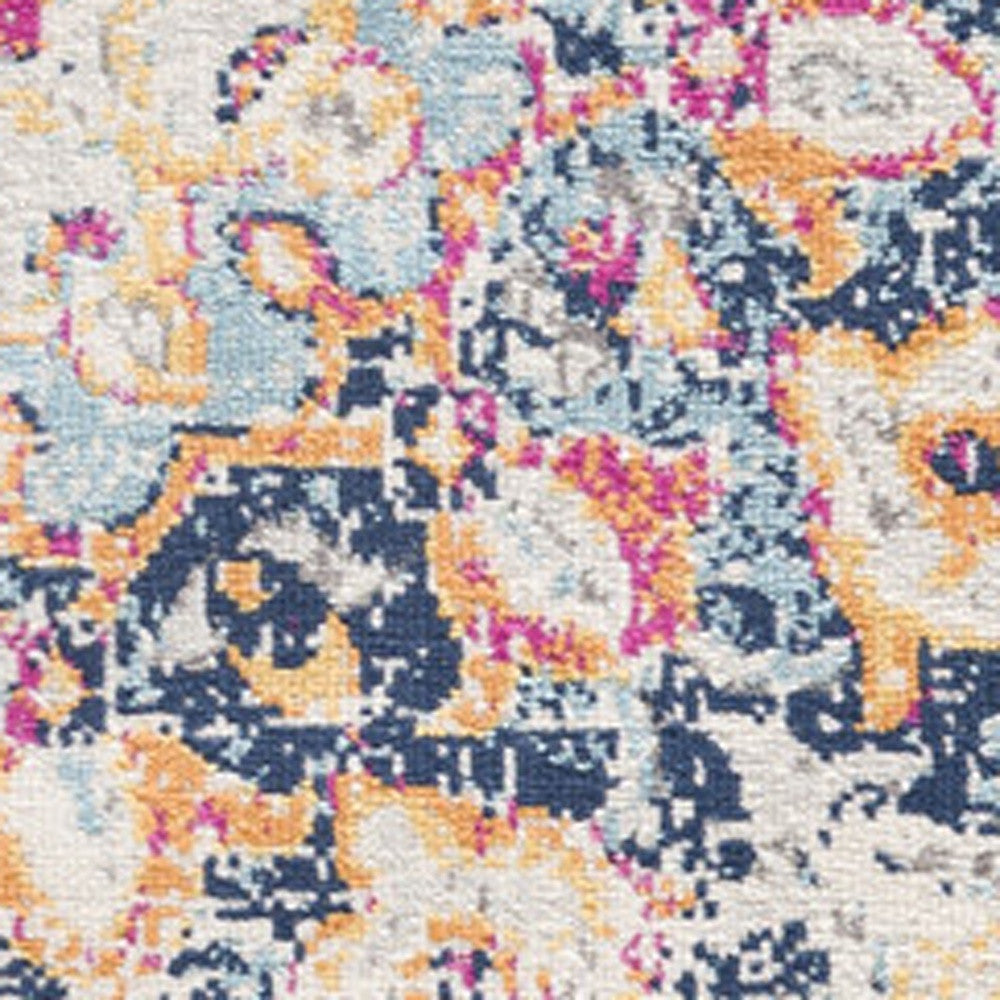 5' X 7' Cream Oriental Dhurrie Area Rug