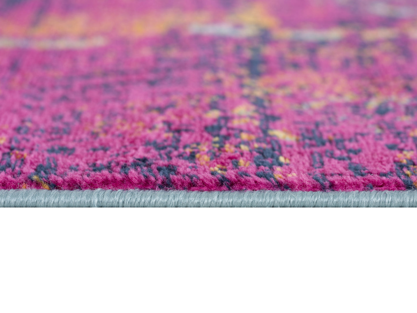 8' X 10' Magenta Abstract Dhurrie Area Rug