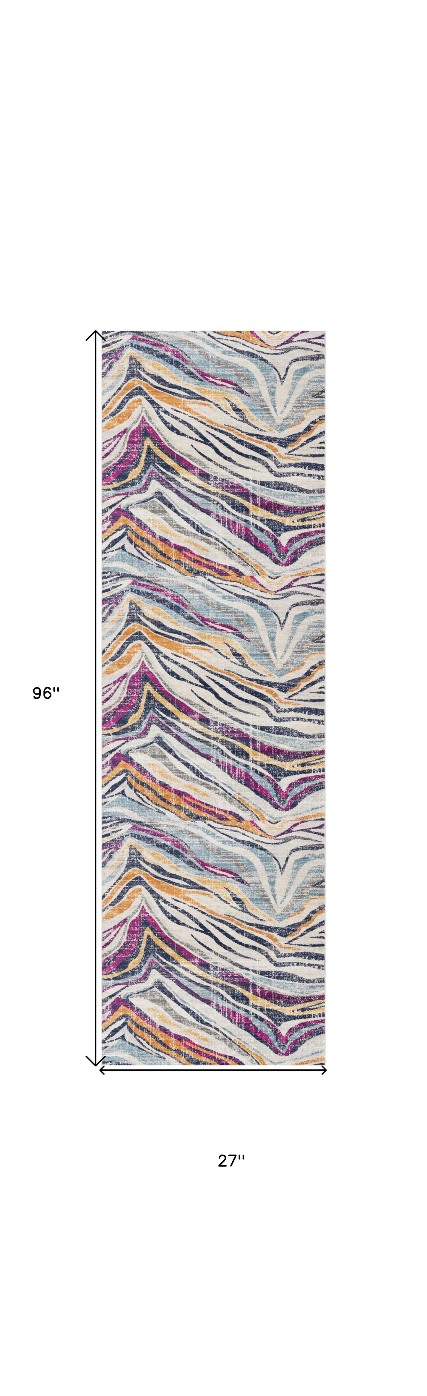 5' X 7' Teal Blue Camouflage Dhurrie Area Rug
