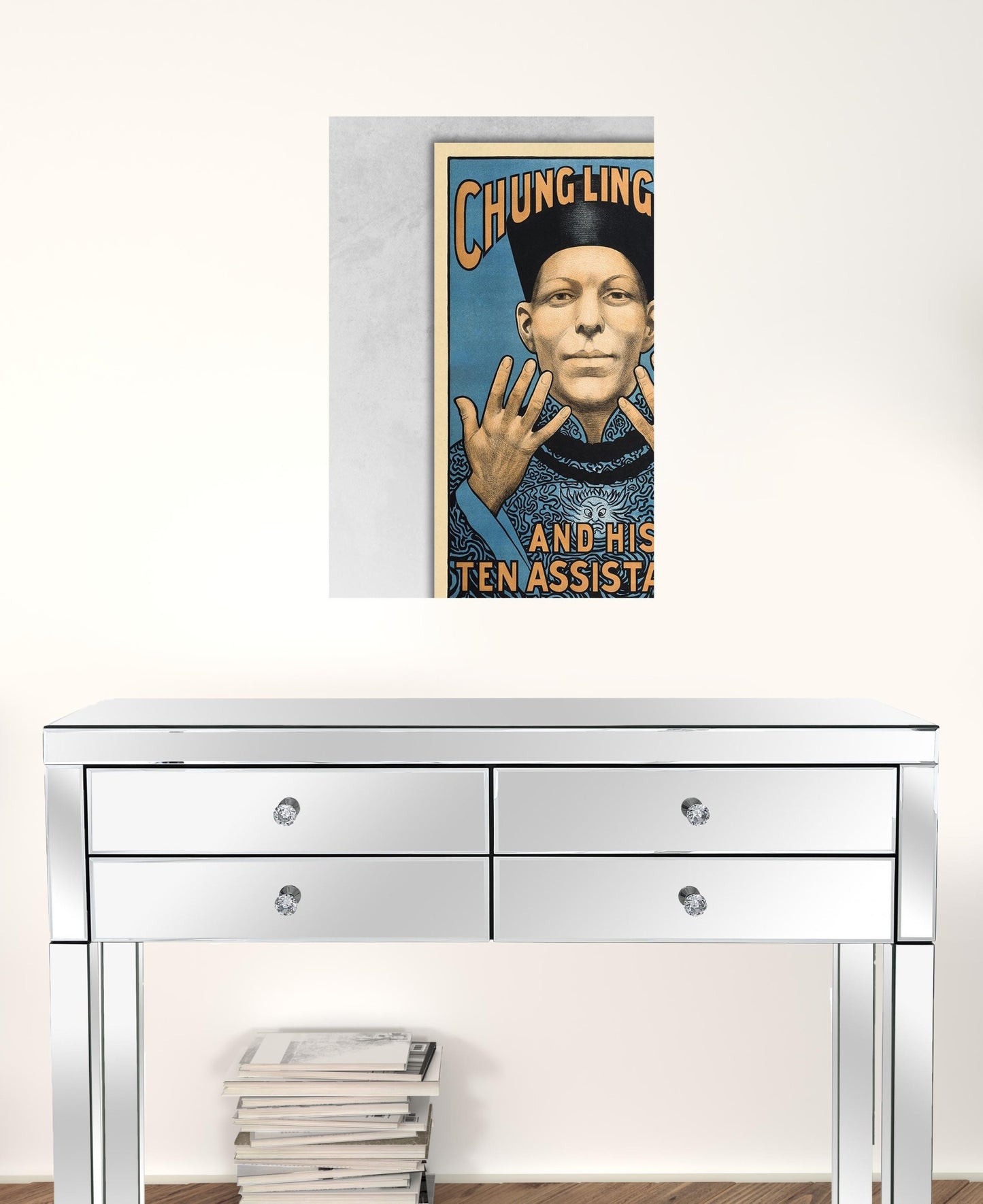 Chung Ling Soo Vintage Magic Unframed Print Wall Art