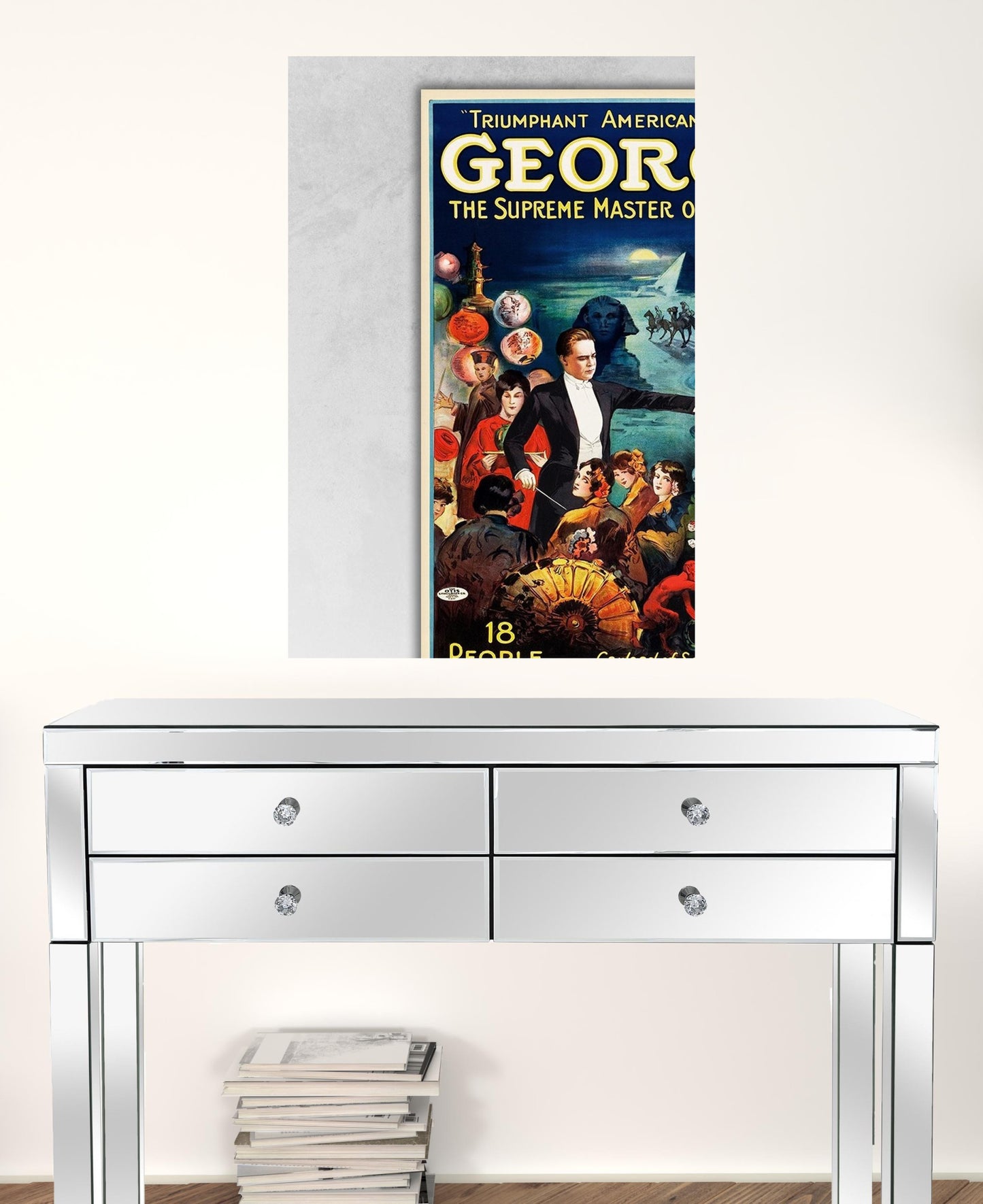 George The Supreme Master Vintage Magic Unframed Print Wall Art