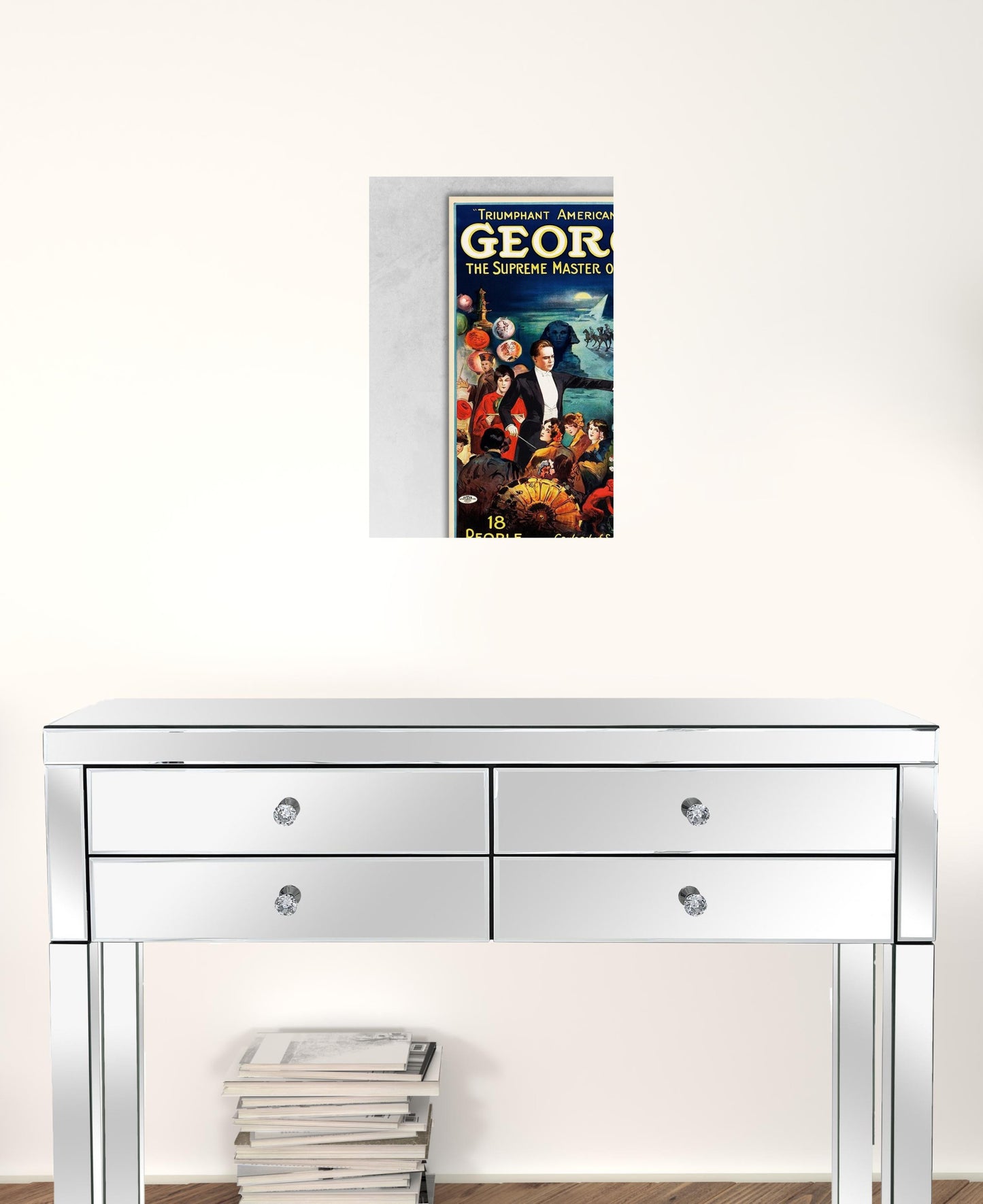 George The Supreme Master Vintage Magic Unframed Print Wall Art
