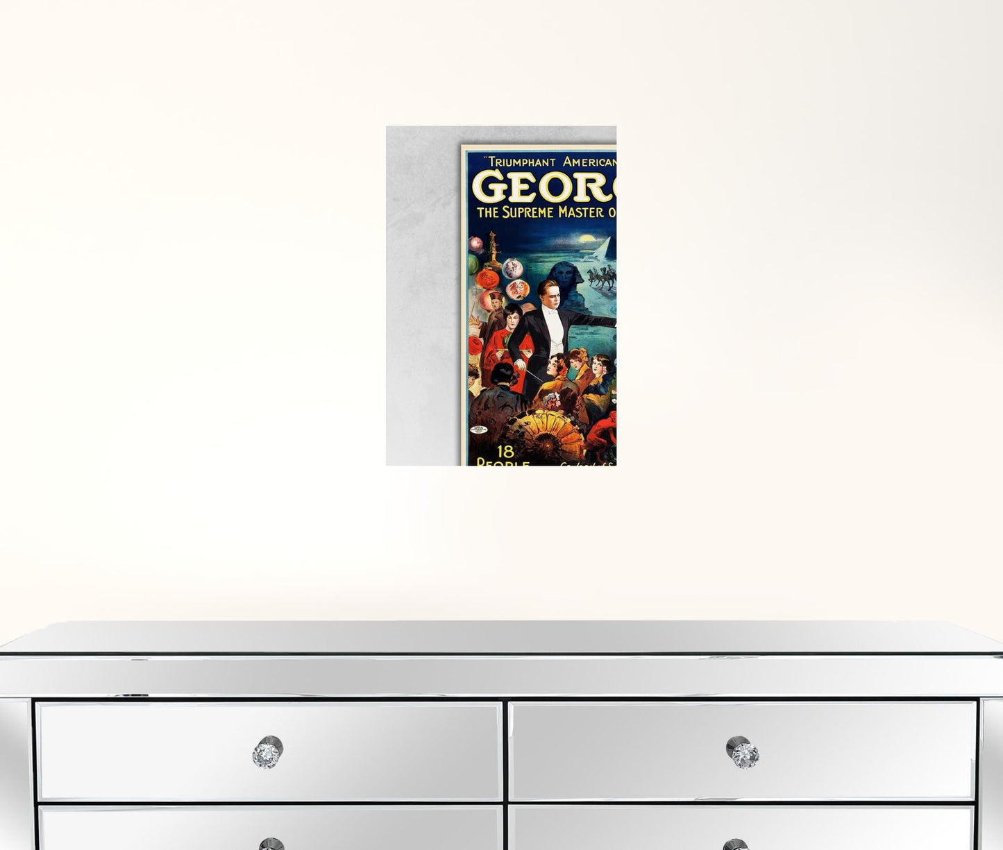 George The Supreme Master Vintage Magic Unframed Print Wall Art