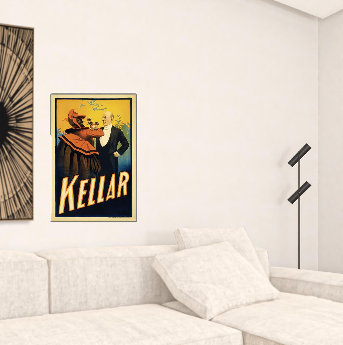 Kellar Drinks With The Devil Vintage Magic Unframed Print Wall Art
