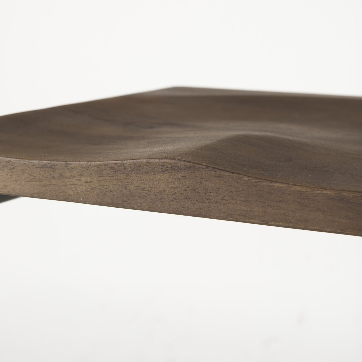 30" Warm Brown Cheeky Wood And Metal Bar Stool