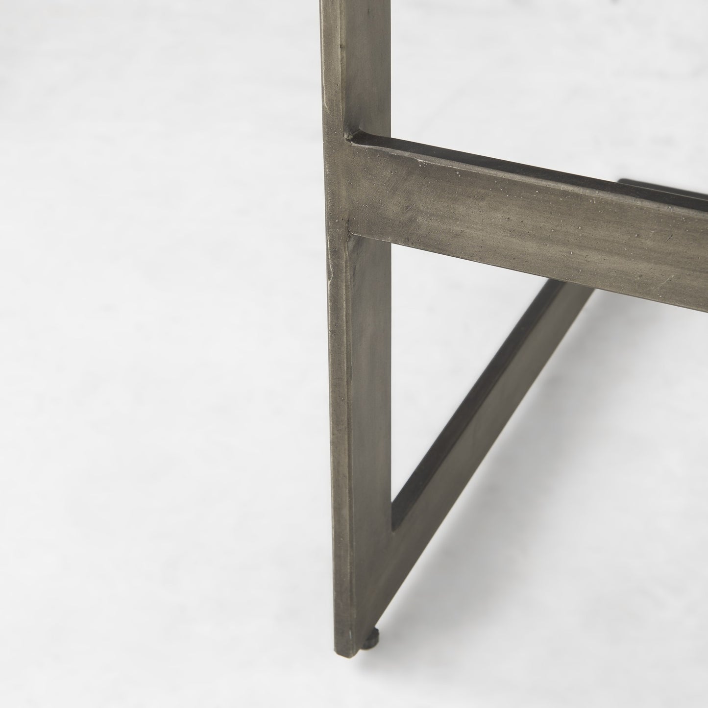 30" Warm Brown Cheeky Wood And Metal Bar Stool