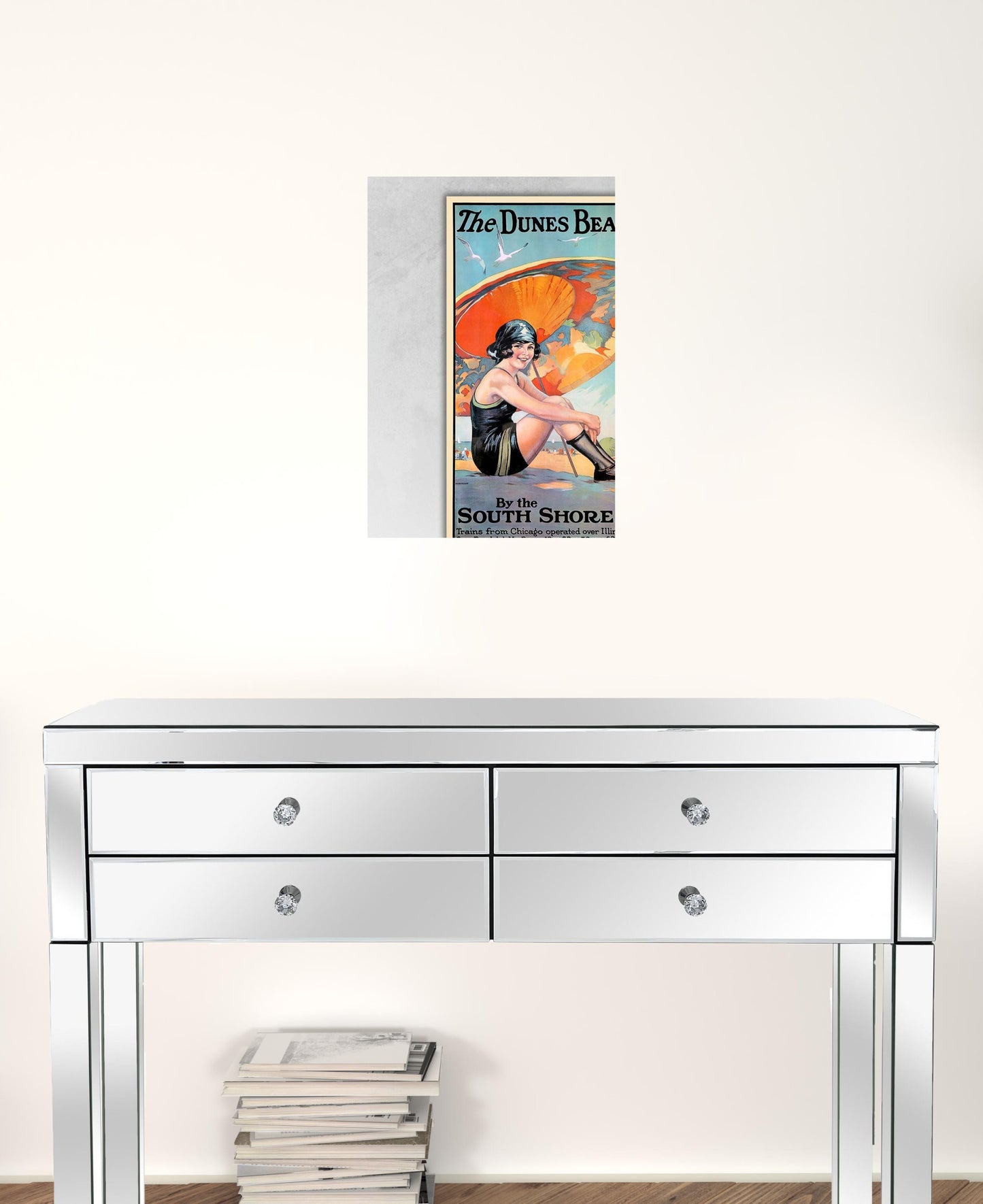 Dunes Beaches Vintage Travel Unframed Print Wall Art