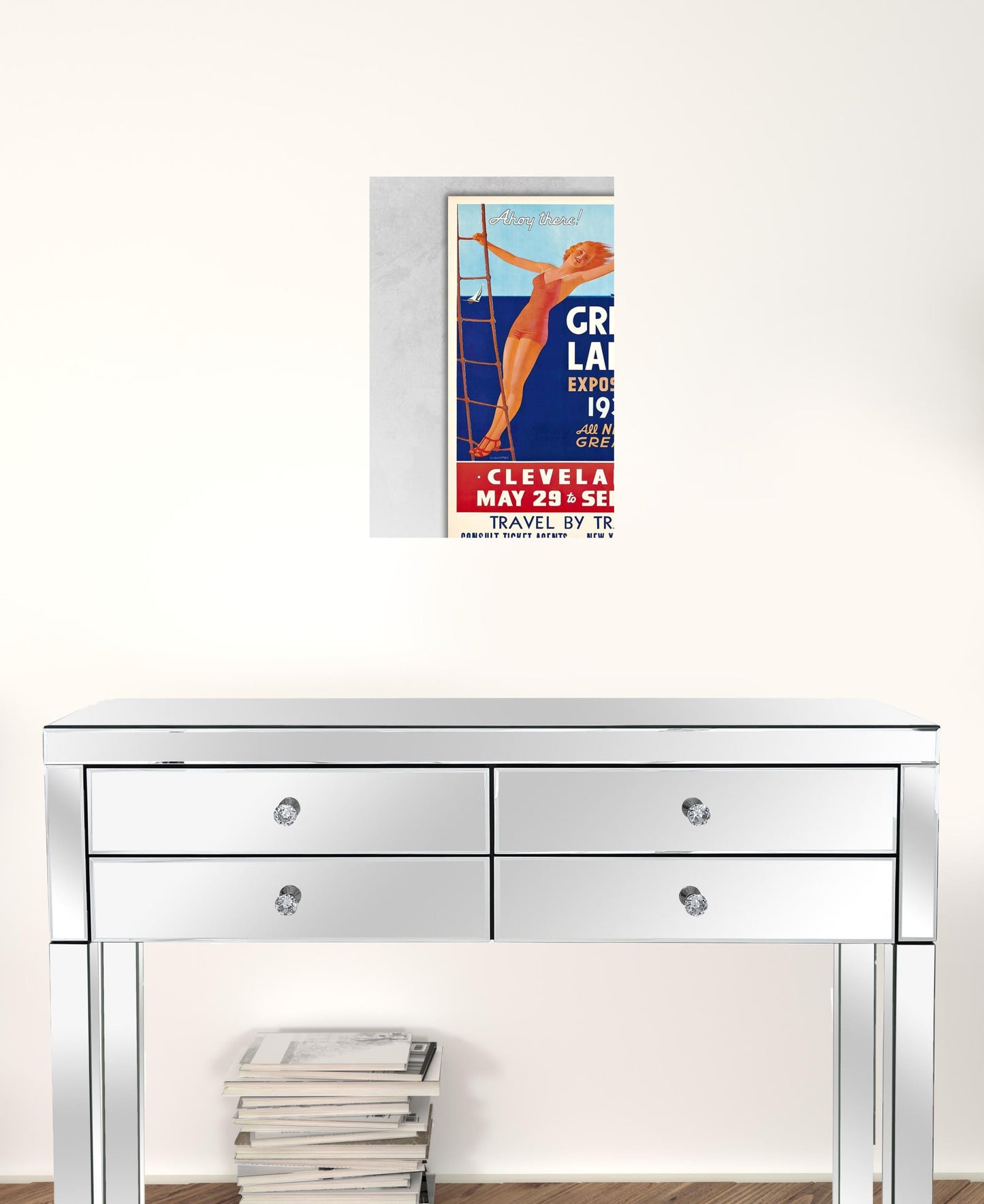 24" X 36" Great Lakes 1937 Vintage Travel Poster Wall Art