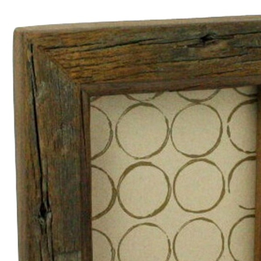 4" x 6" Wood Brown Tabletop Picture Frame