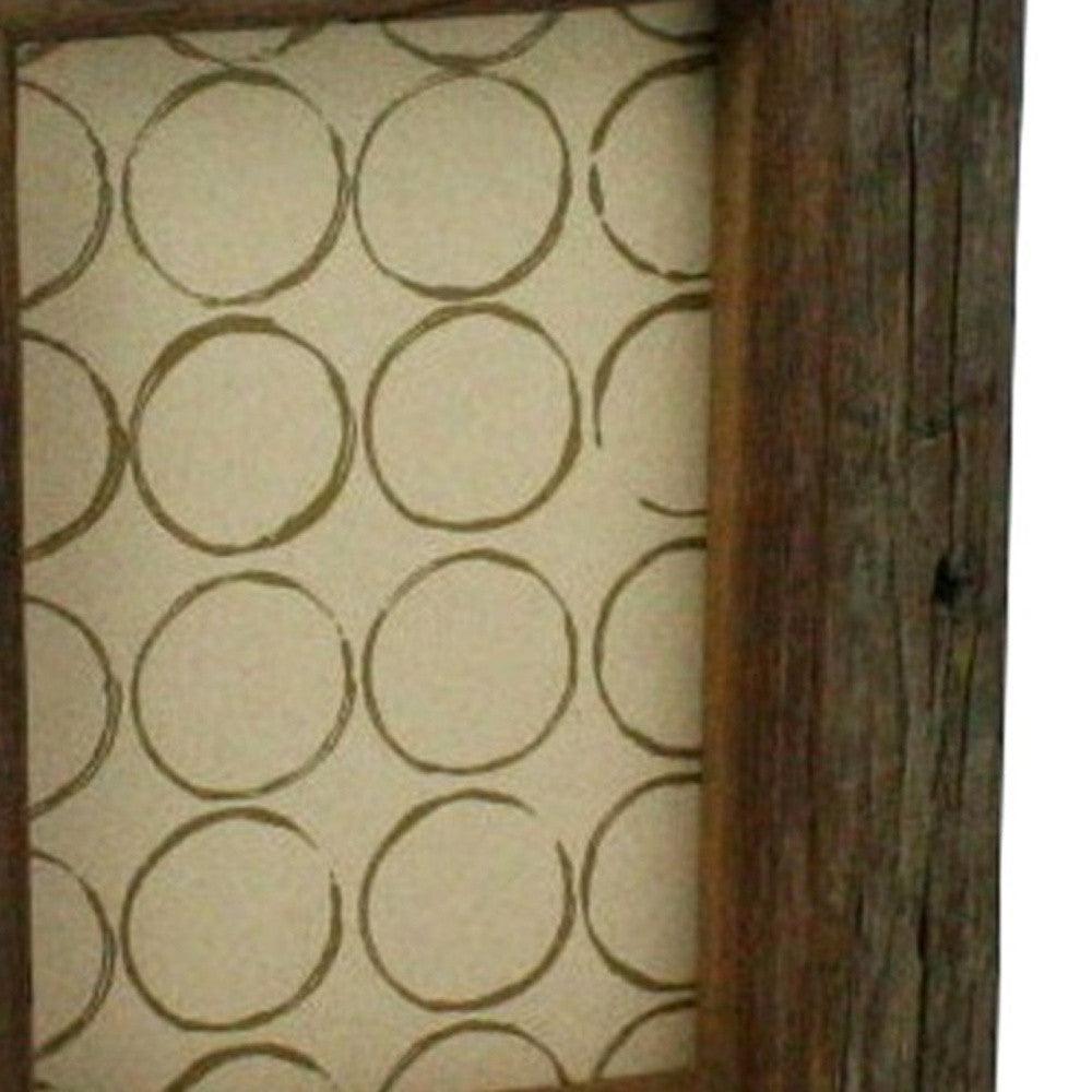 4" x 6" Wood Brown Tabletop Picture Frame