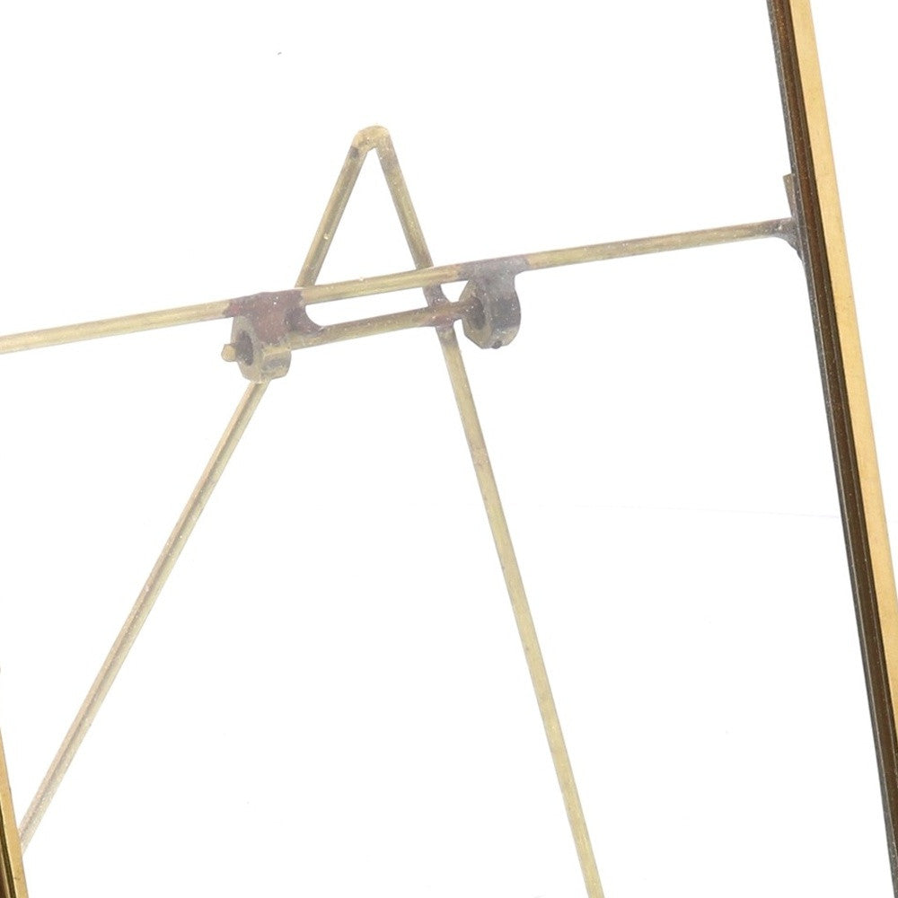 5" x 7" Gold Metal Tabletop Picture Frame