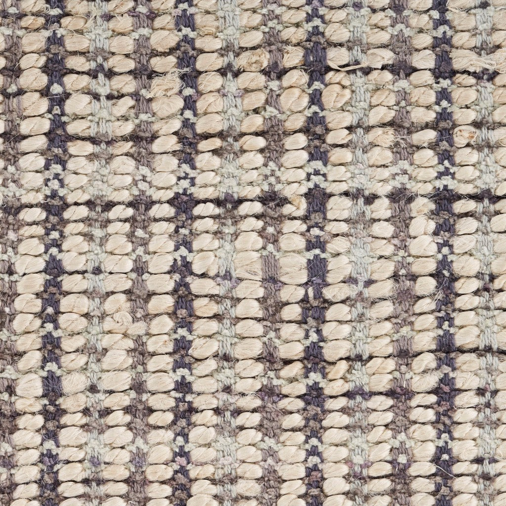 5’ x 8’ Brown and Beige Toned Jute Area Rug