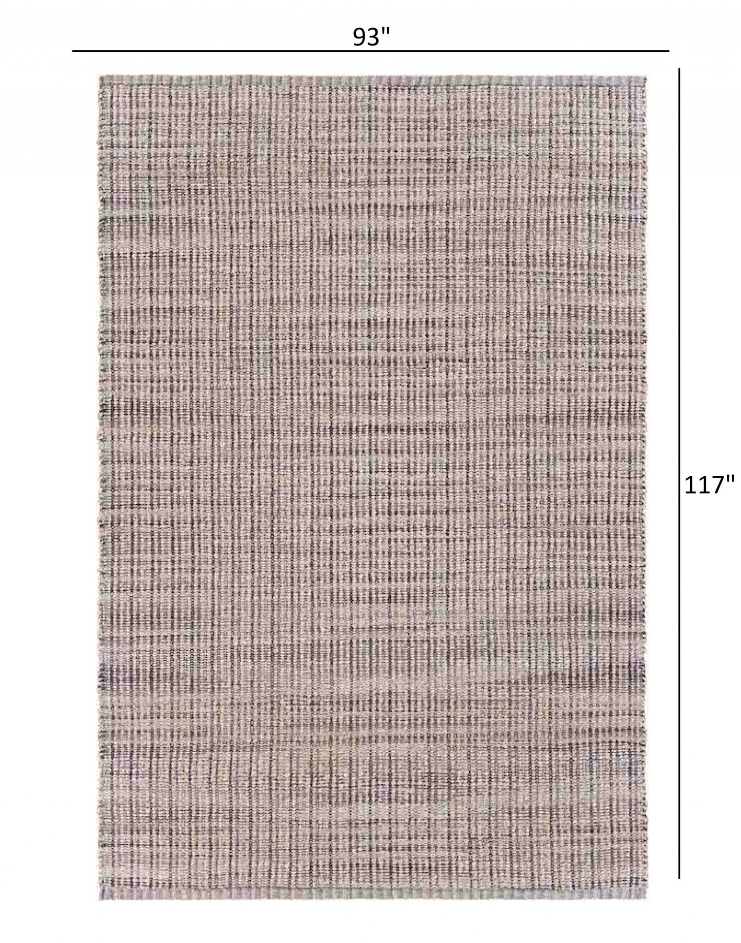 5’ x 8’ Brown and Beige Toned Jute Area Rug