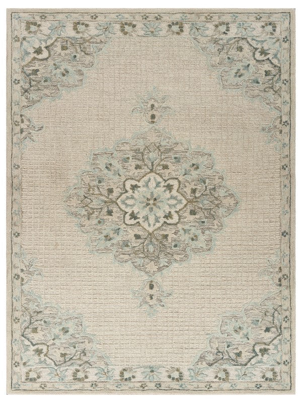 8' X 10' Ivory Wool Dhurrie Handmade Area Rug