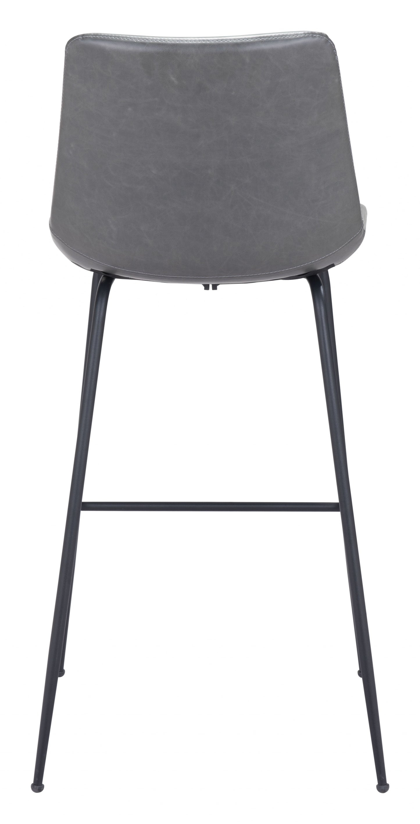Gray and Black Bar Chair