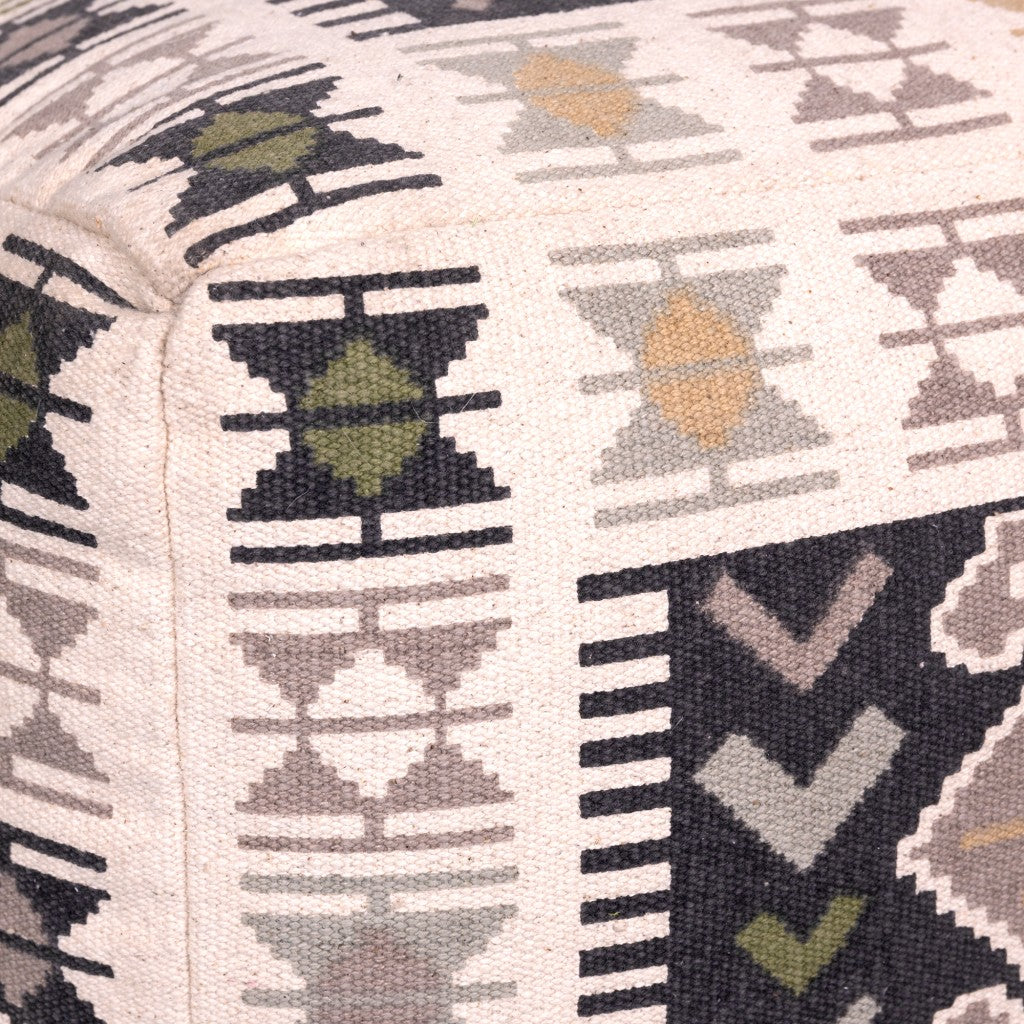 17" X 17" Abstract Polyester Blown Seam Pillow