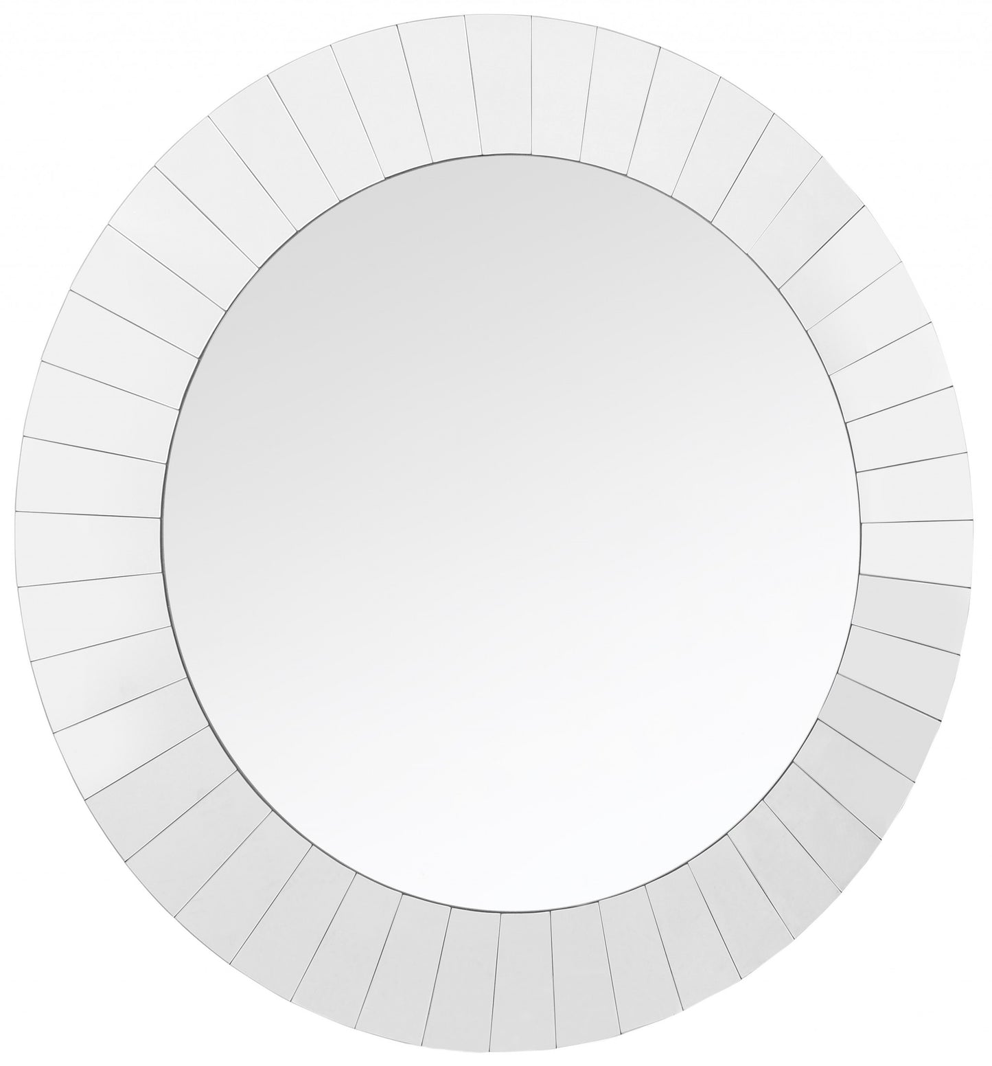 Clear Round Accent Glass Mirror