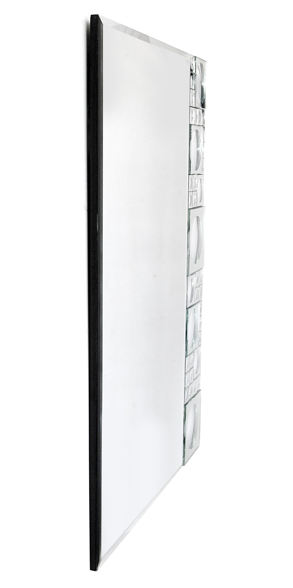 Clear Rectangle Accent Glass Mirror
