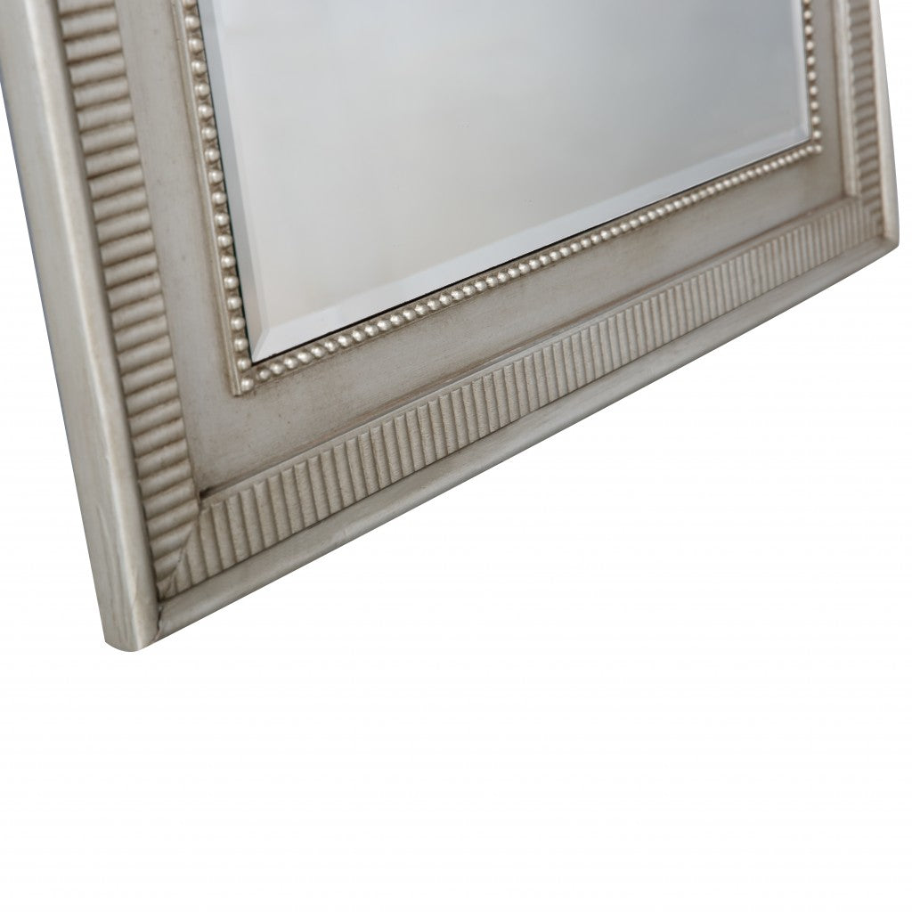 Antiqued Silver Finish Mirror