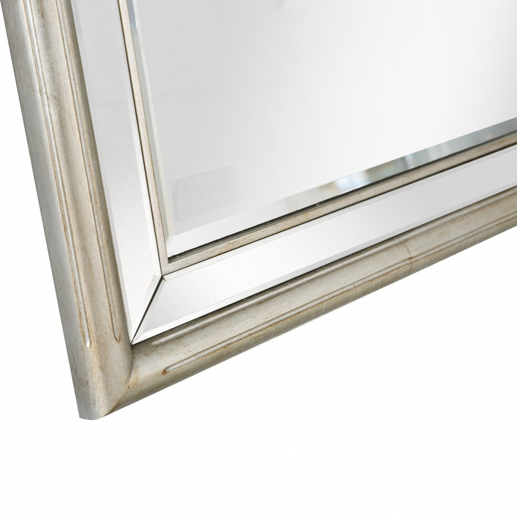 Silver Leaf Antiqued Mirror