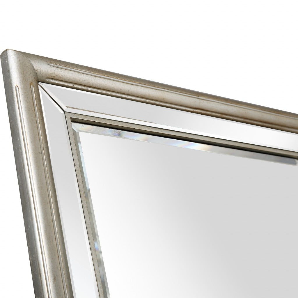 Silver Leaf Antiqued Mirror