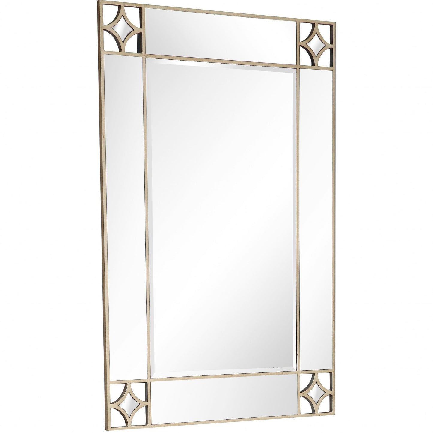 Champagne Finish Wall Mirror