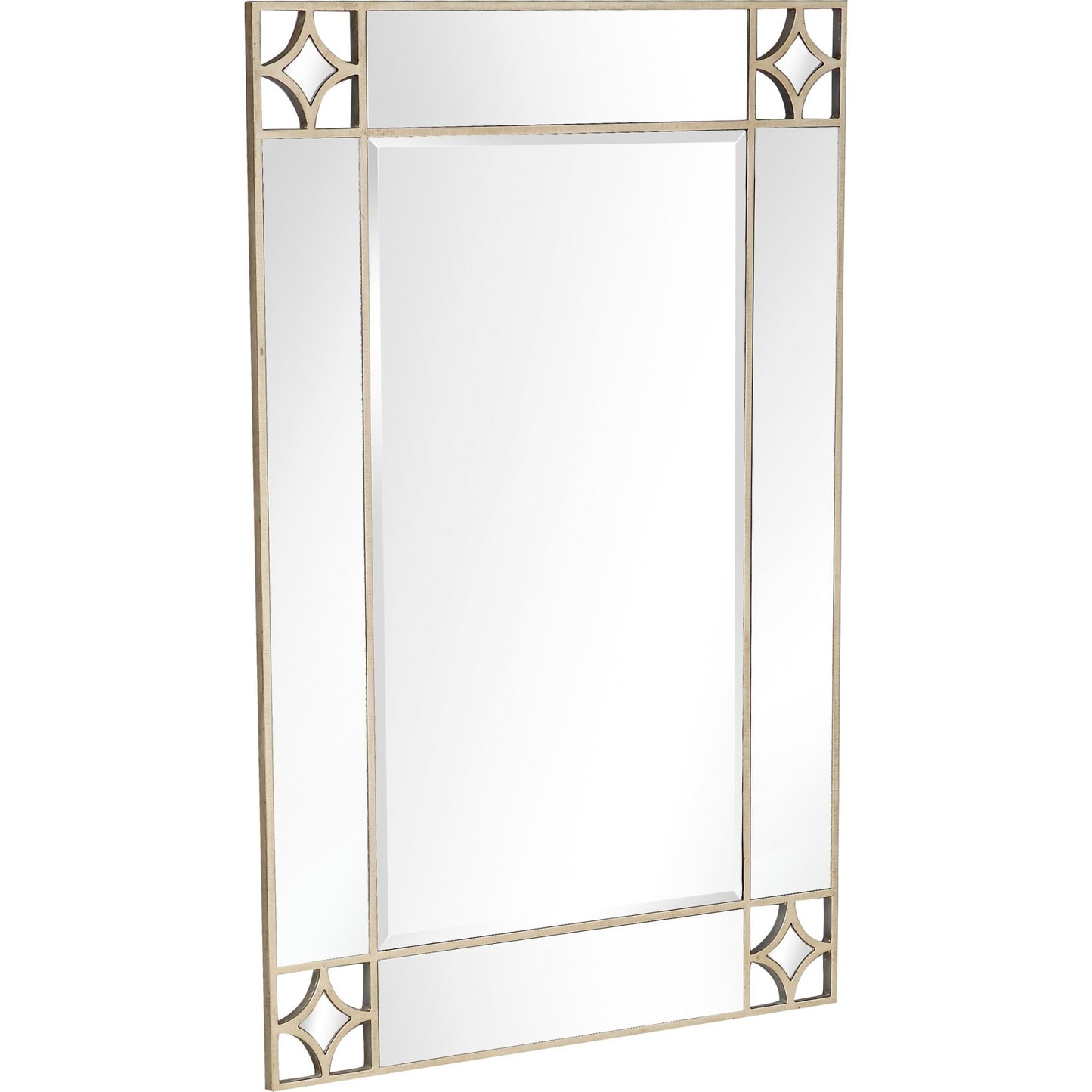 Champagne Finish Wall Mirror