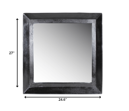 Cast Aluminum Square Mirror