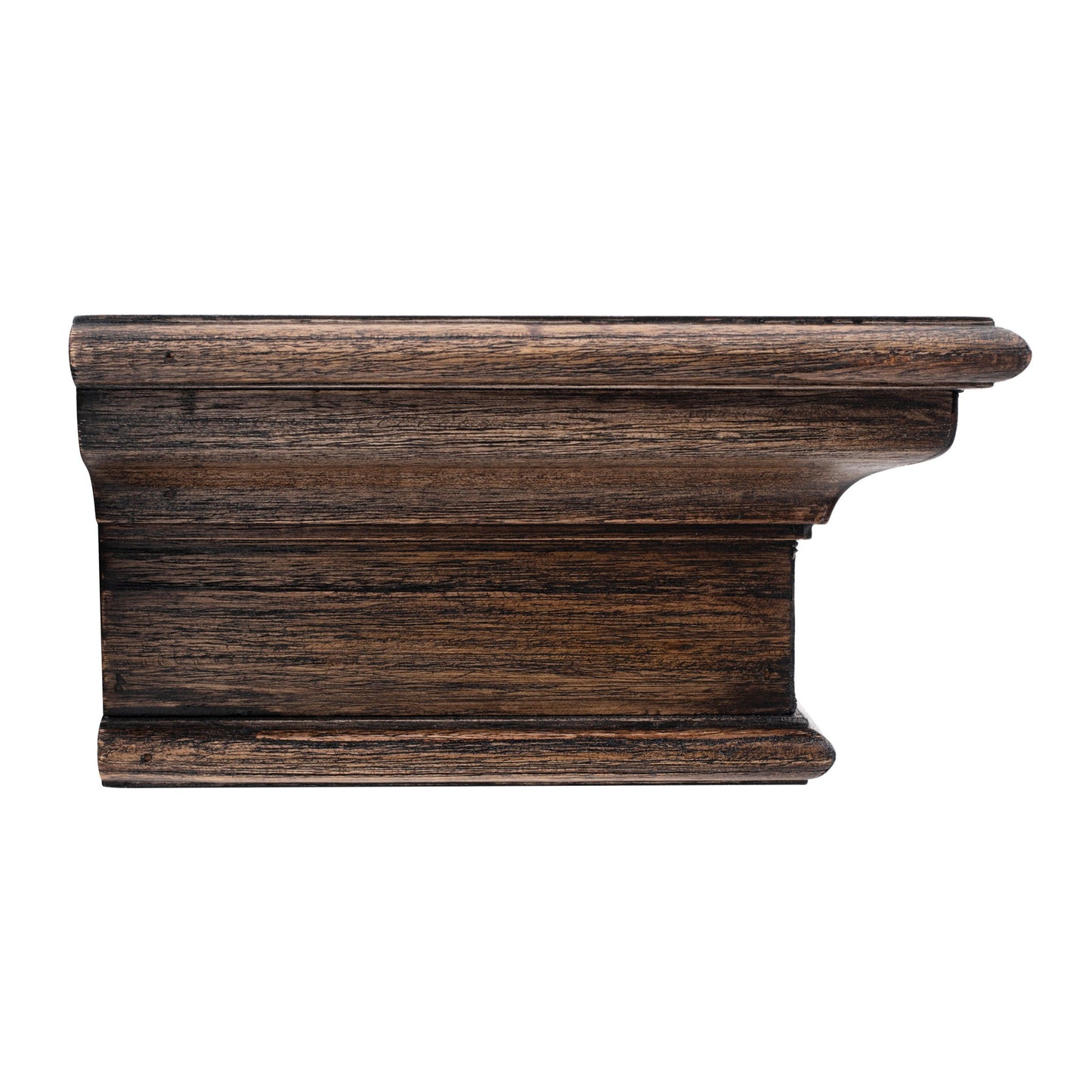 32" Black Wash Floating Wall Shelf