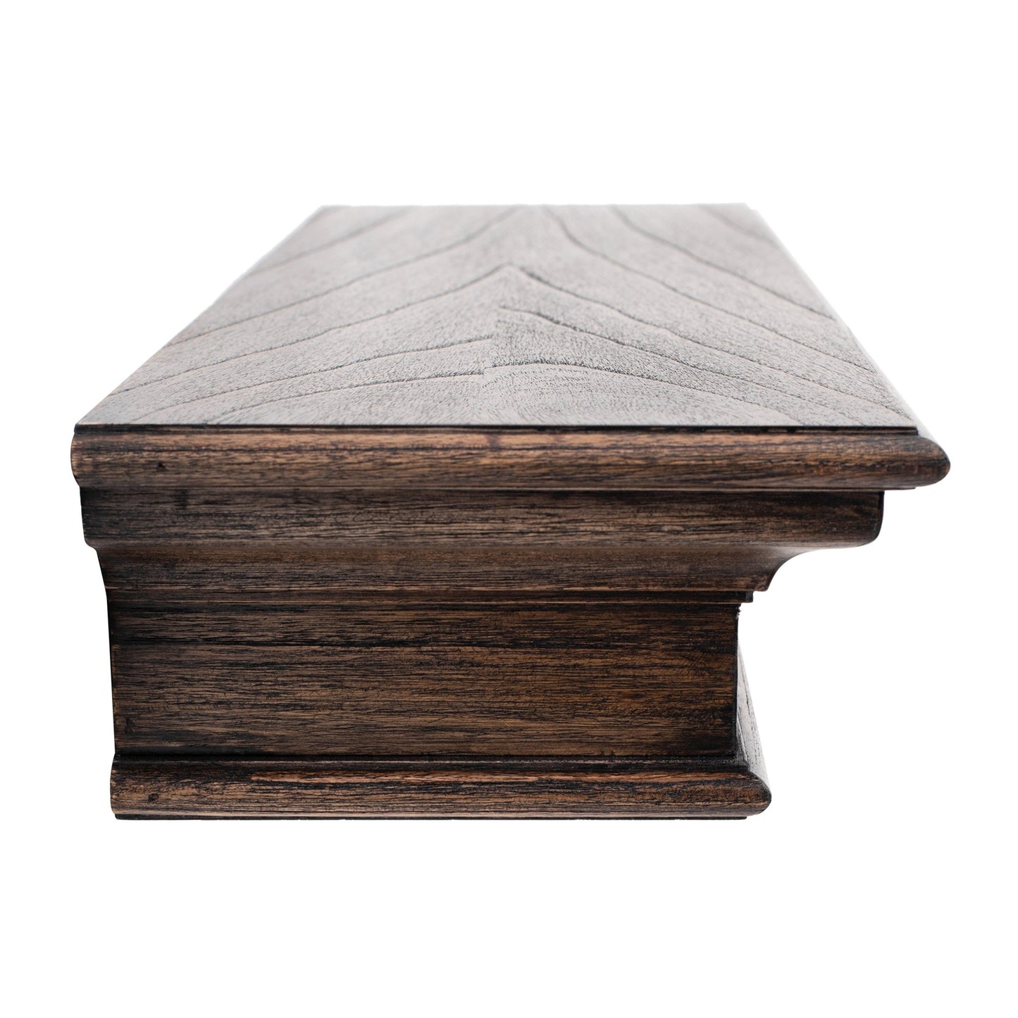 32" Black Wash Floating Wall Shelf