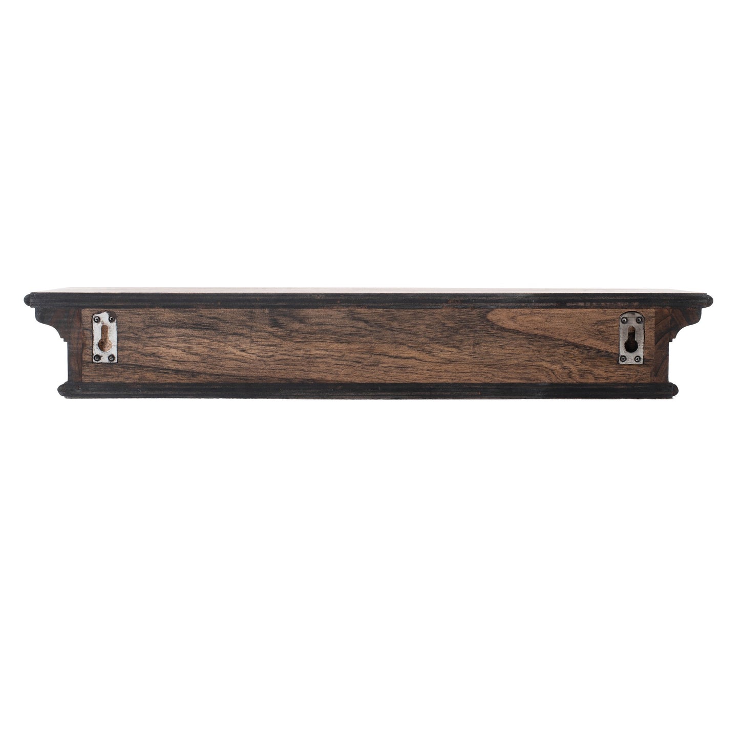 32" Black Wash Floating Wall Shelf