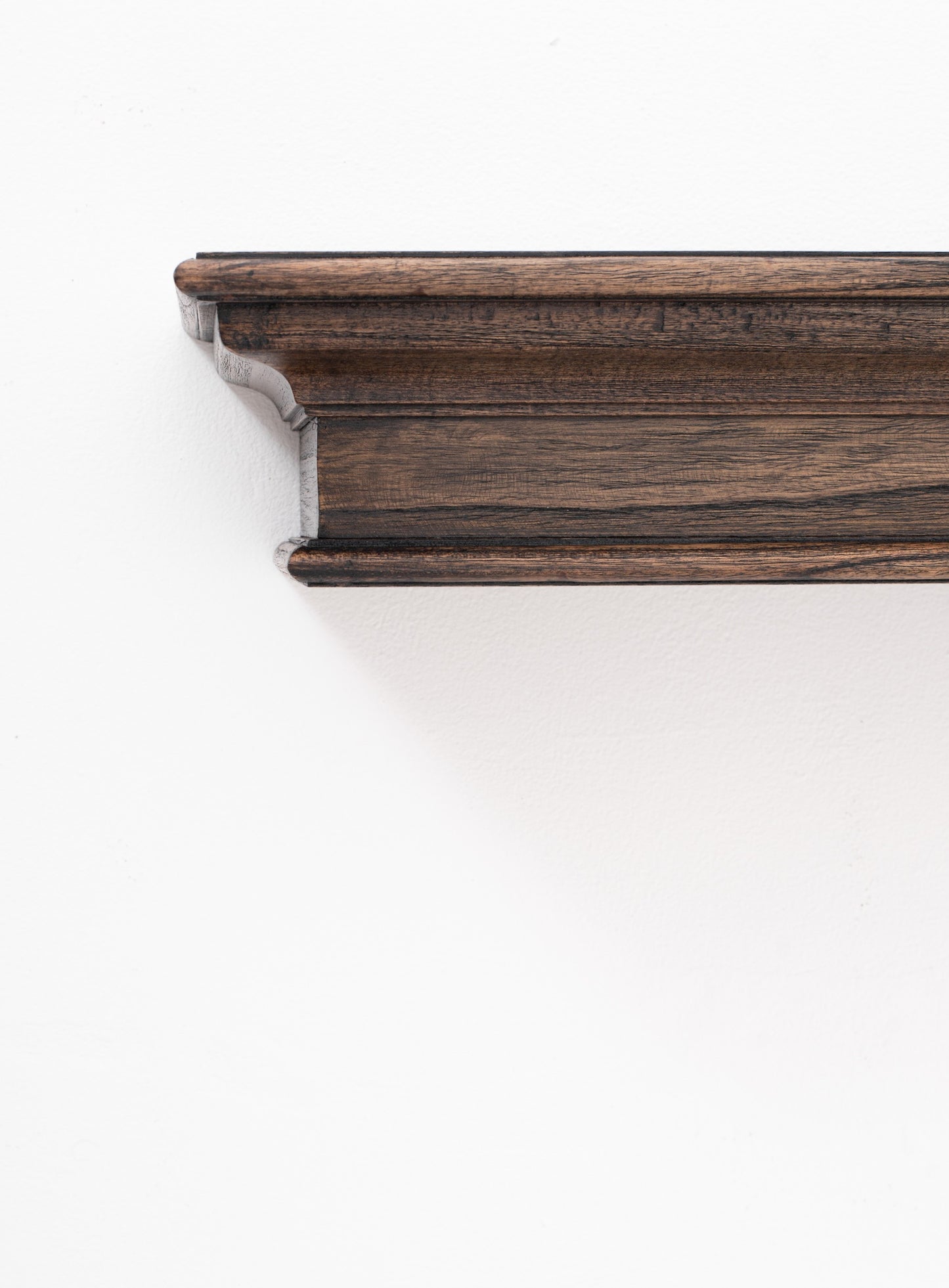 32" Black Wash Floating Wall Shelf