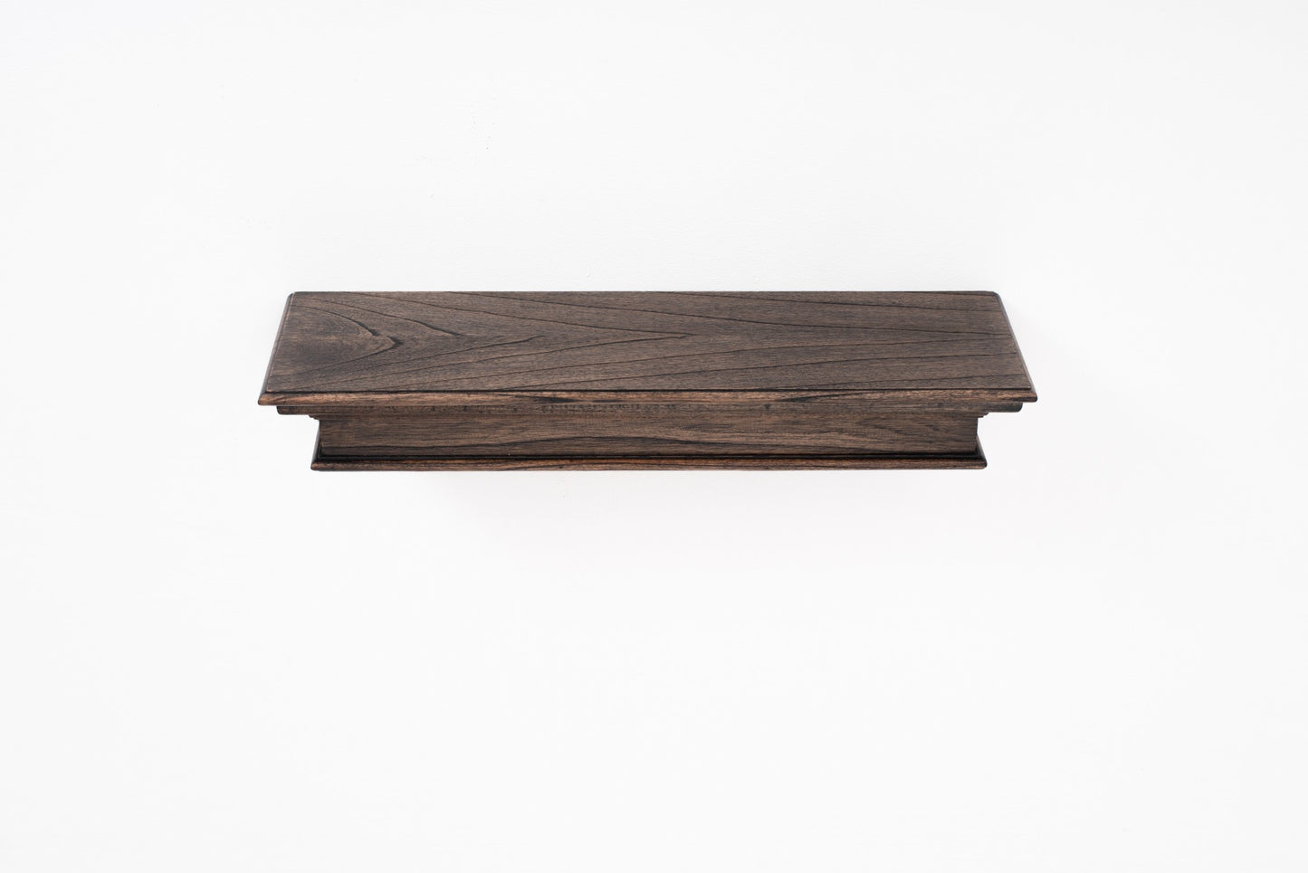 32" Black Wash Floating Wall Shelf