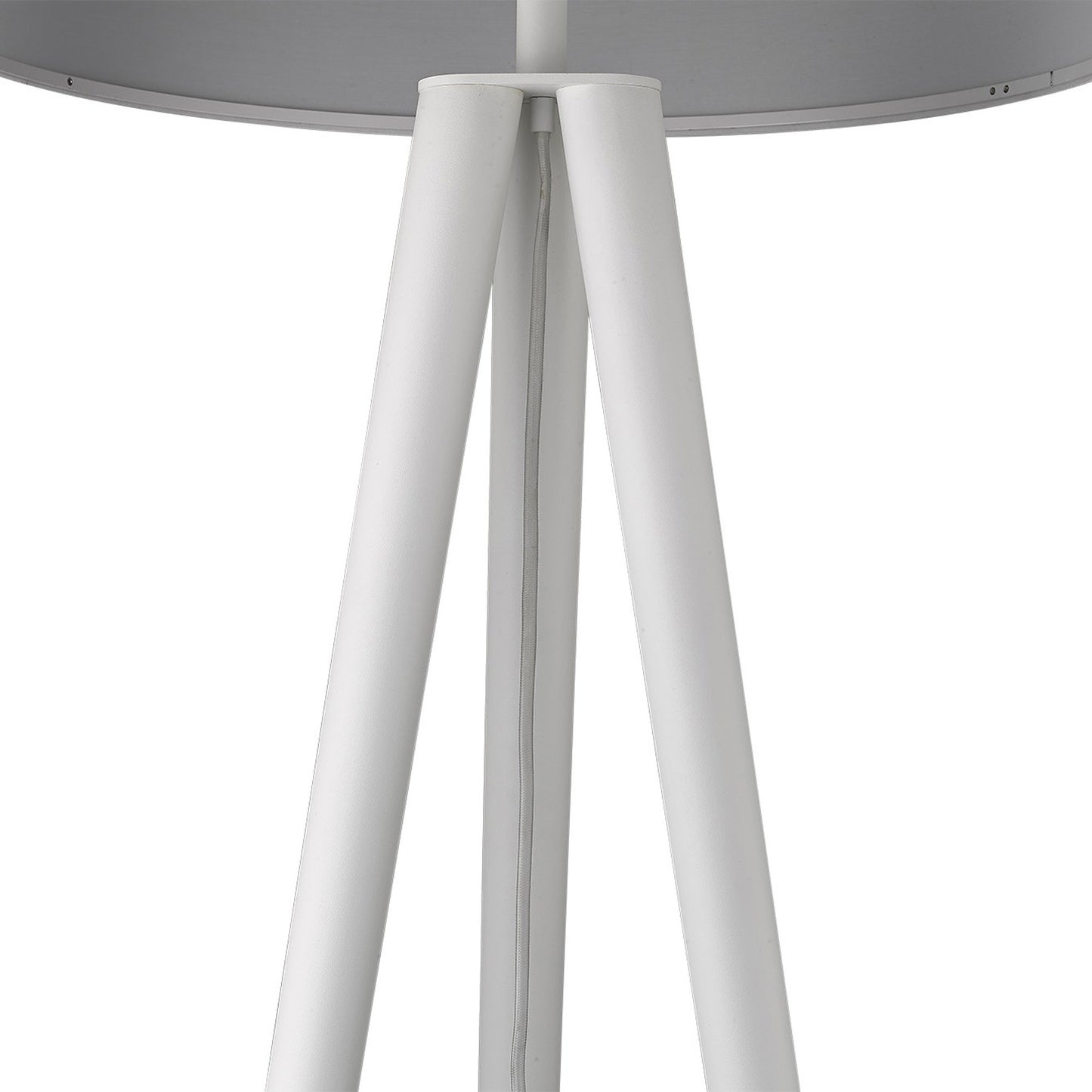 Tourer 1-Light White Floor Lamp