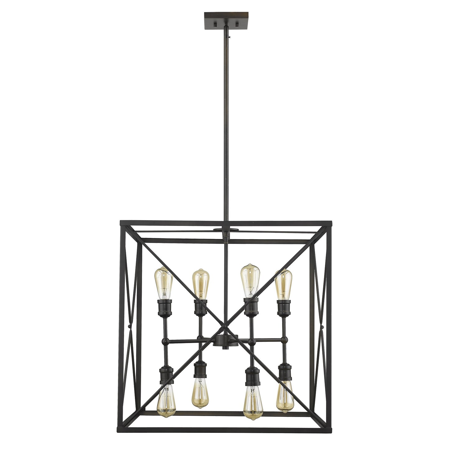 Brooklyn 8-Light Oil-Rubbed Bronze Pendant