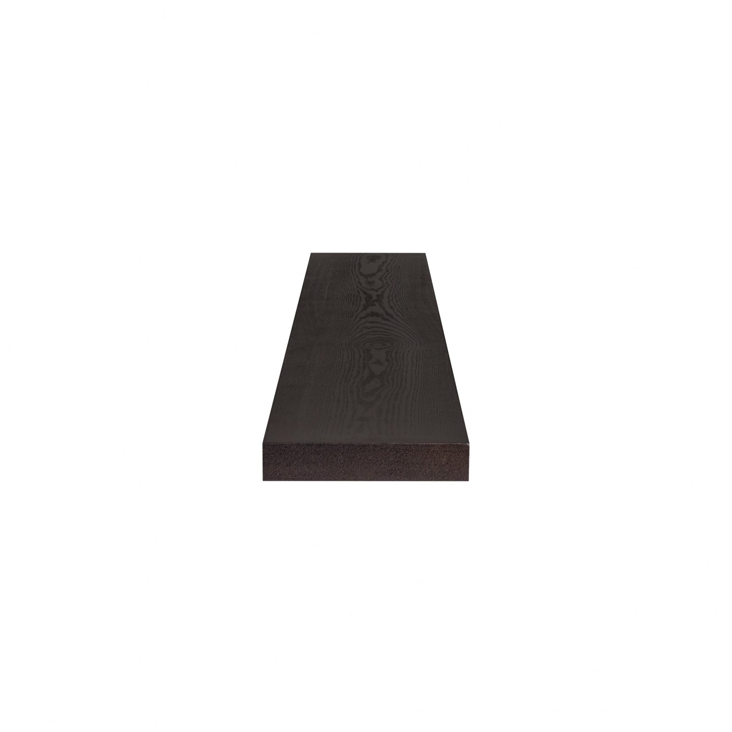 75" Dark Espresso Brown Wooden Floating Shelf