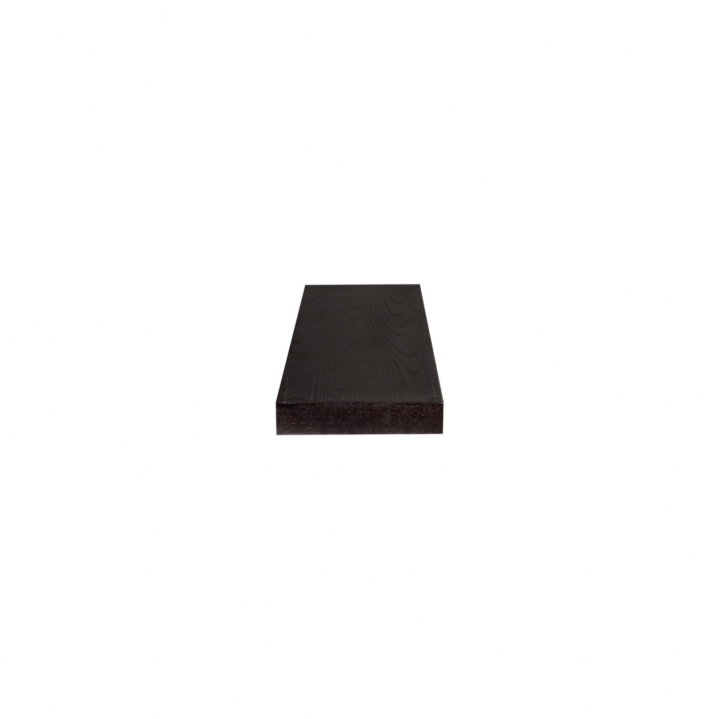 43" Dark Espresso Brown Wooden Floating Shelf
