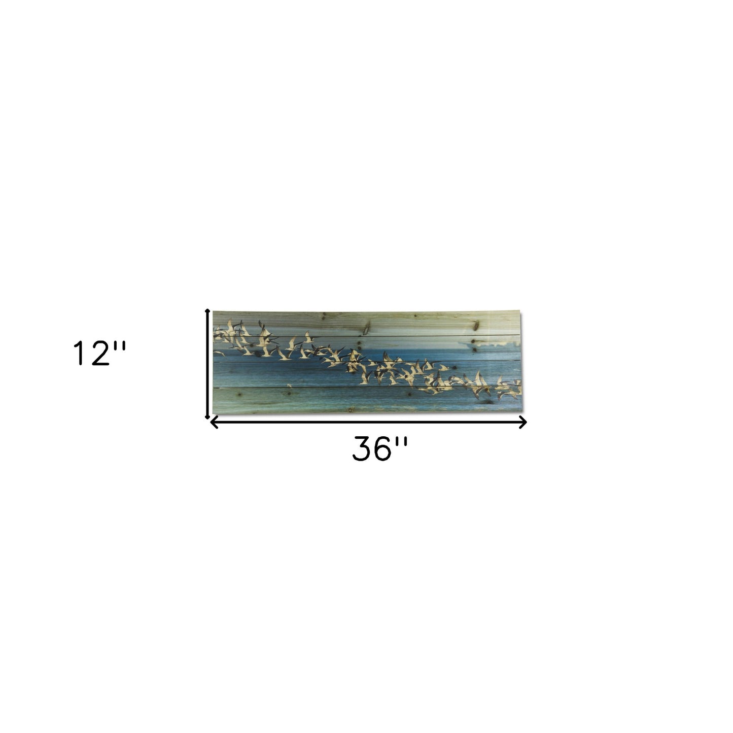 Elegant Birds In Flight Unframed Photograph Wall Art