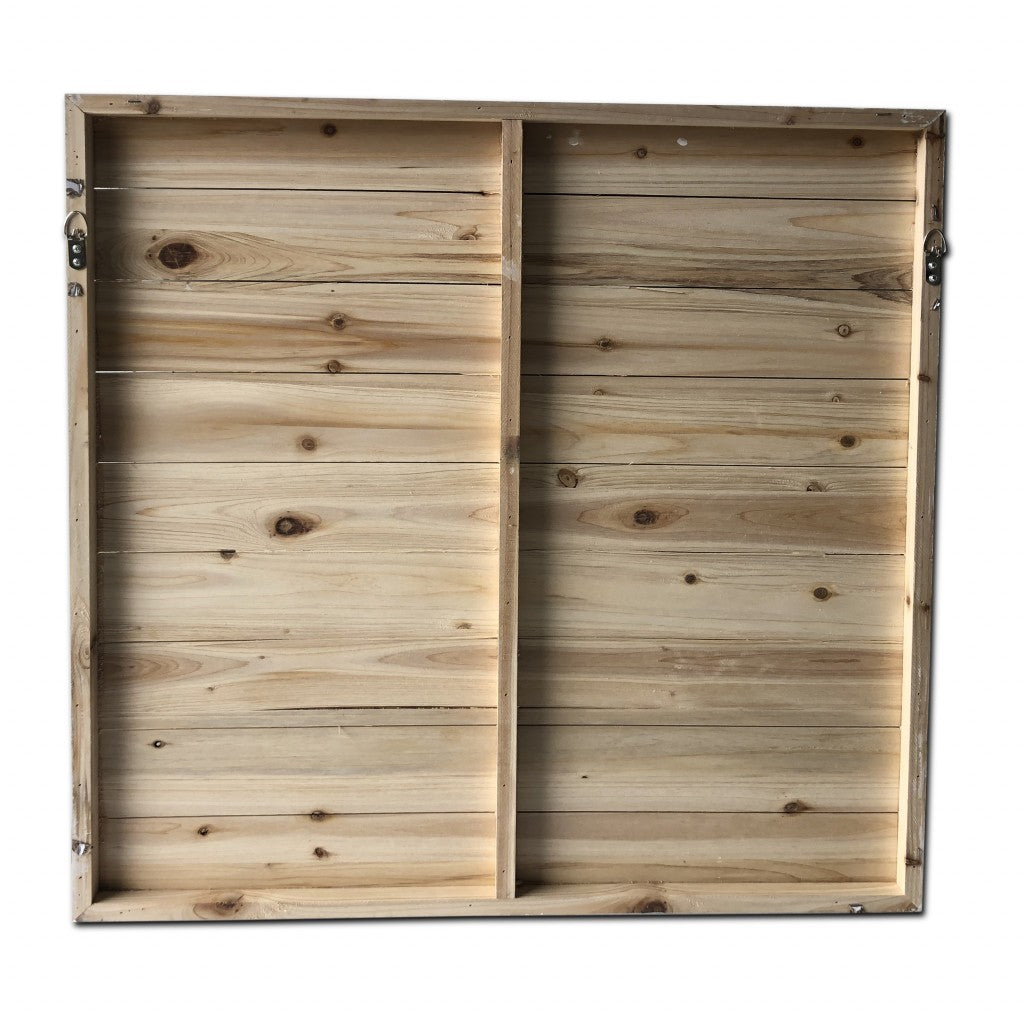 Pampas Leaves and Flower Bouquet Wood Plank Wall Art