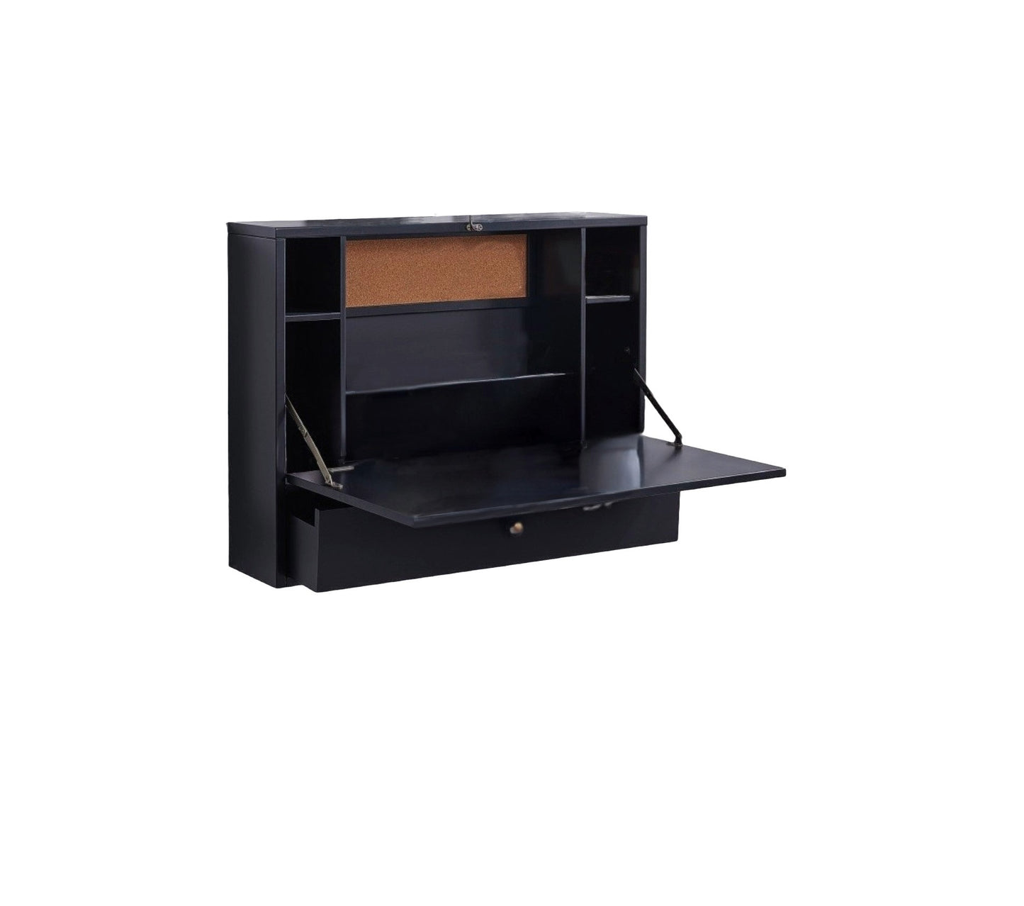 Black Wall Mount Folding Desk